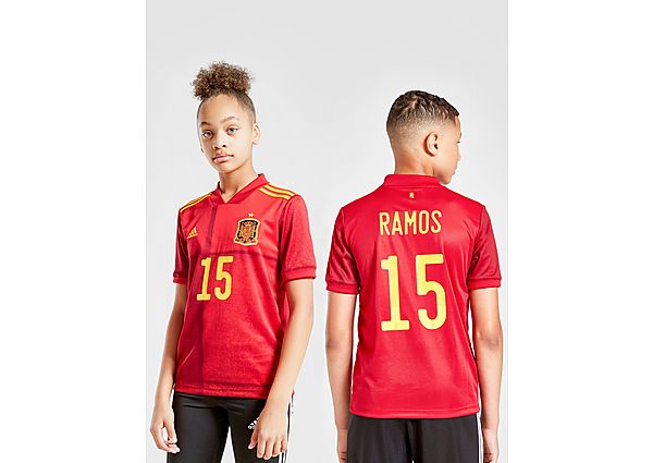 adidas Maillot Domicile Espagne 2020 Ramos #15 Junior