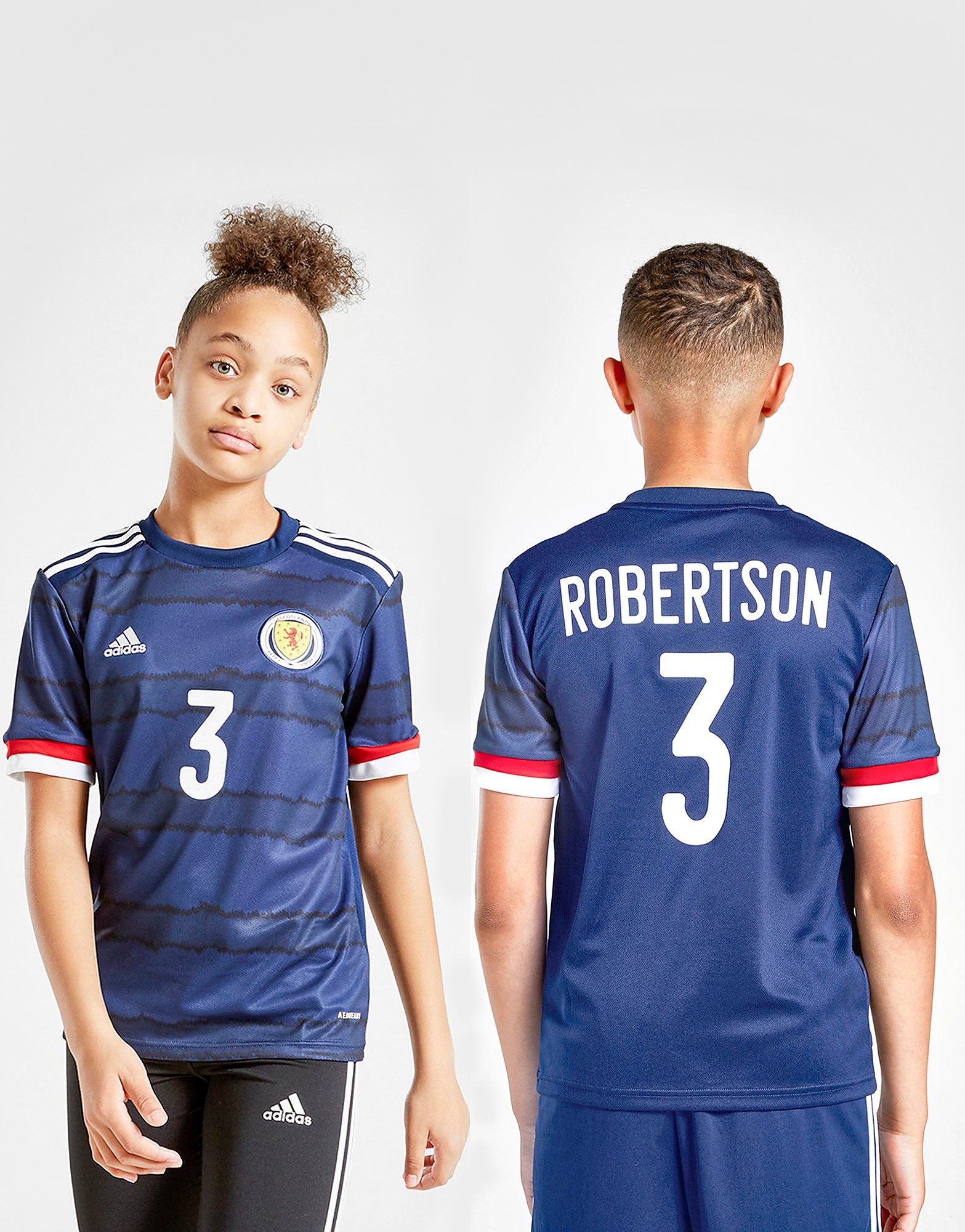 

adidas Scotland 2020/21 Robertson #3 Home Shirt Junior - Blue - Kids, Blue