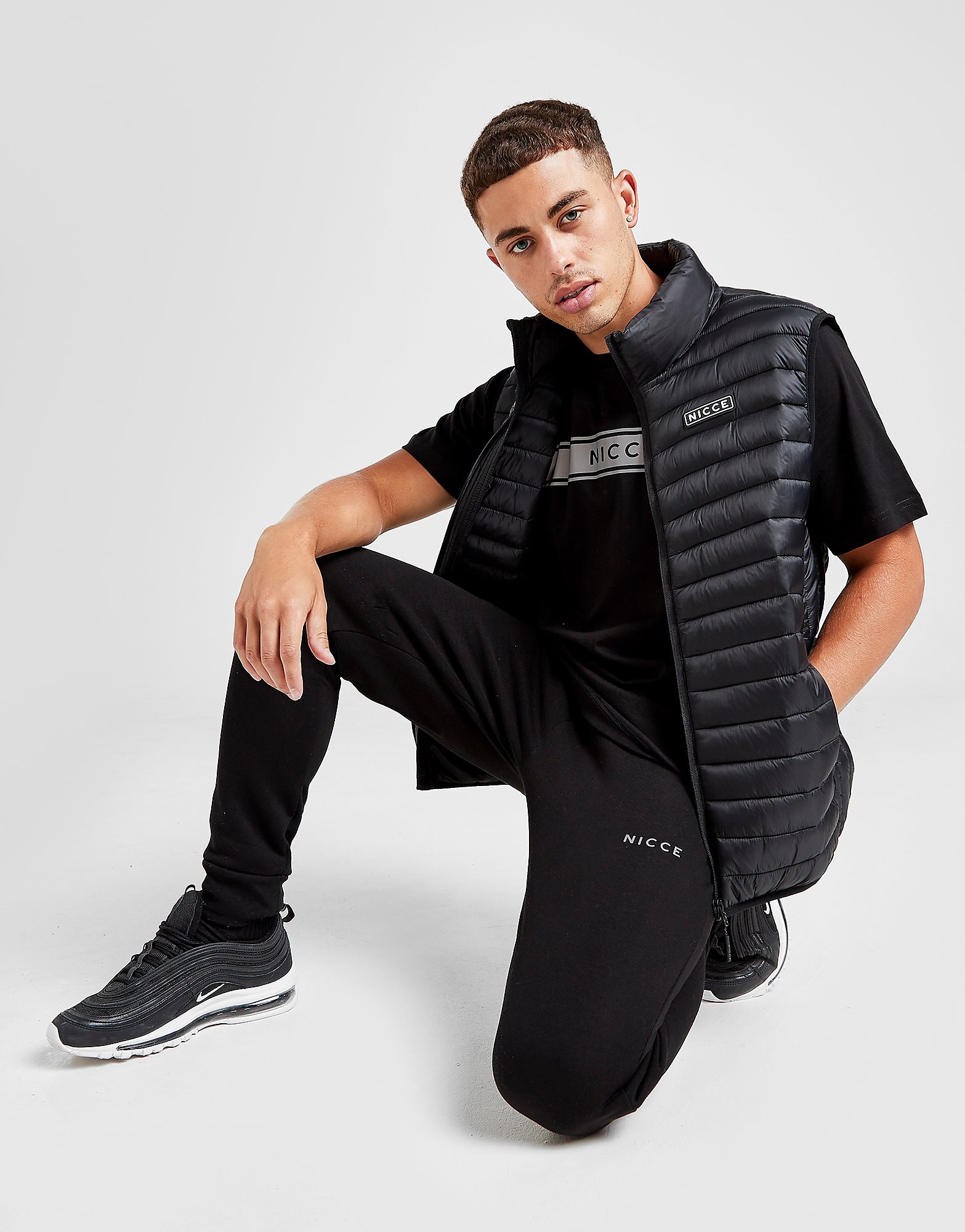 

Nicce Maidan Gilet - Black - Mens, Black