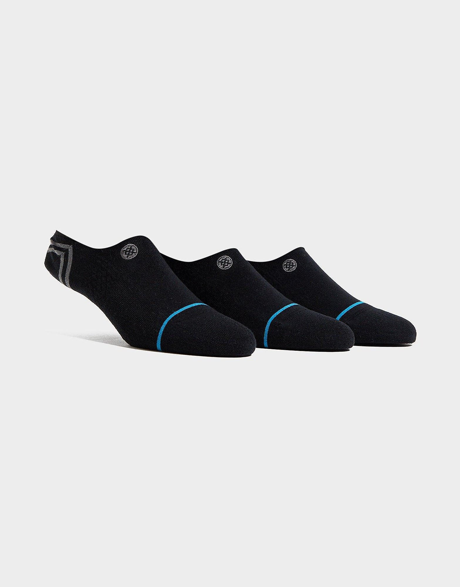 

Stance 3 Pack Gamut No Show Socks - Black - Womens, Black
