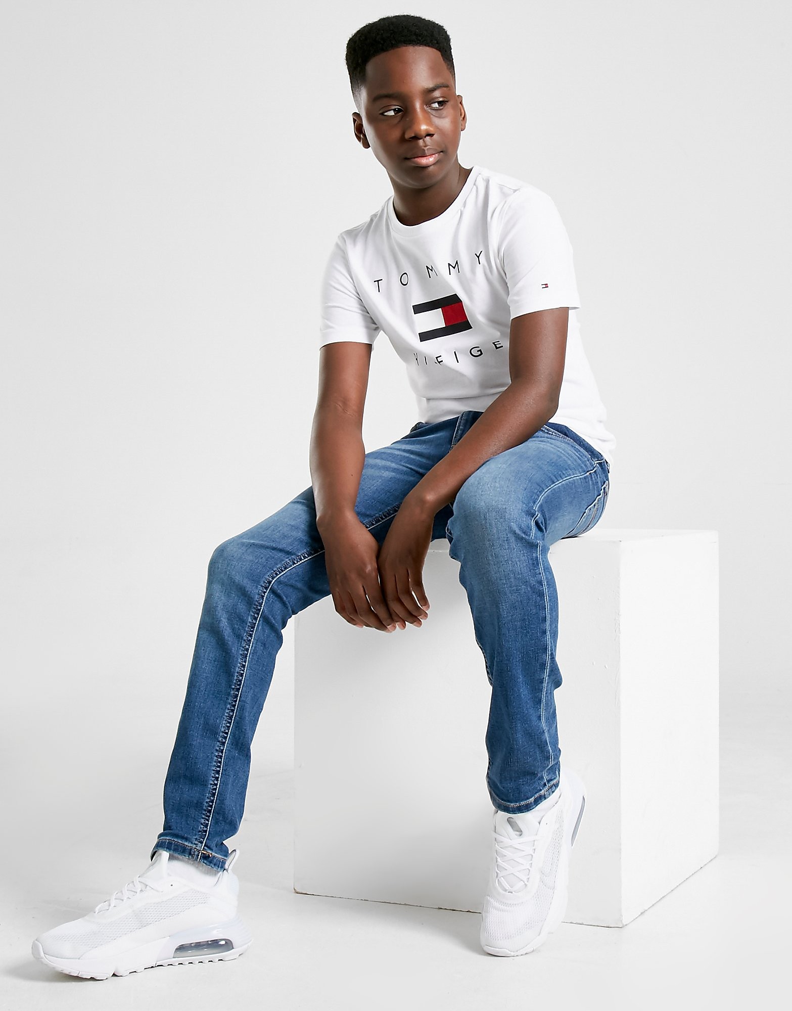

Tommy Hilfiger Scanton Slim Denim Jeans Junior - Blue - Kids, Blue