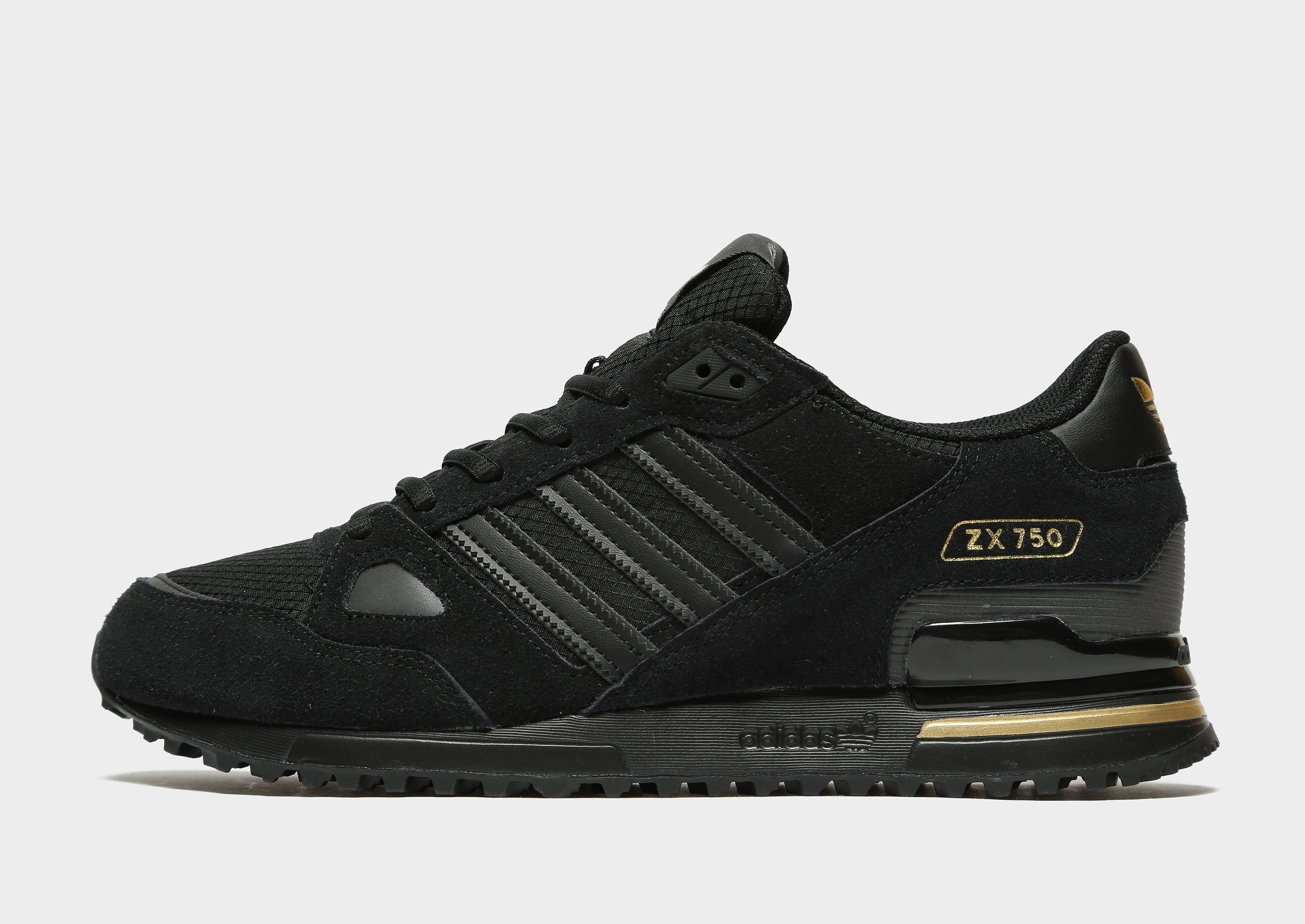 

adidas Originals ZX 750 - Only at JD - Black - Mens, Black