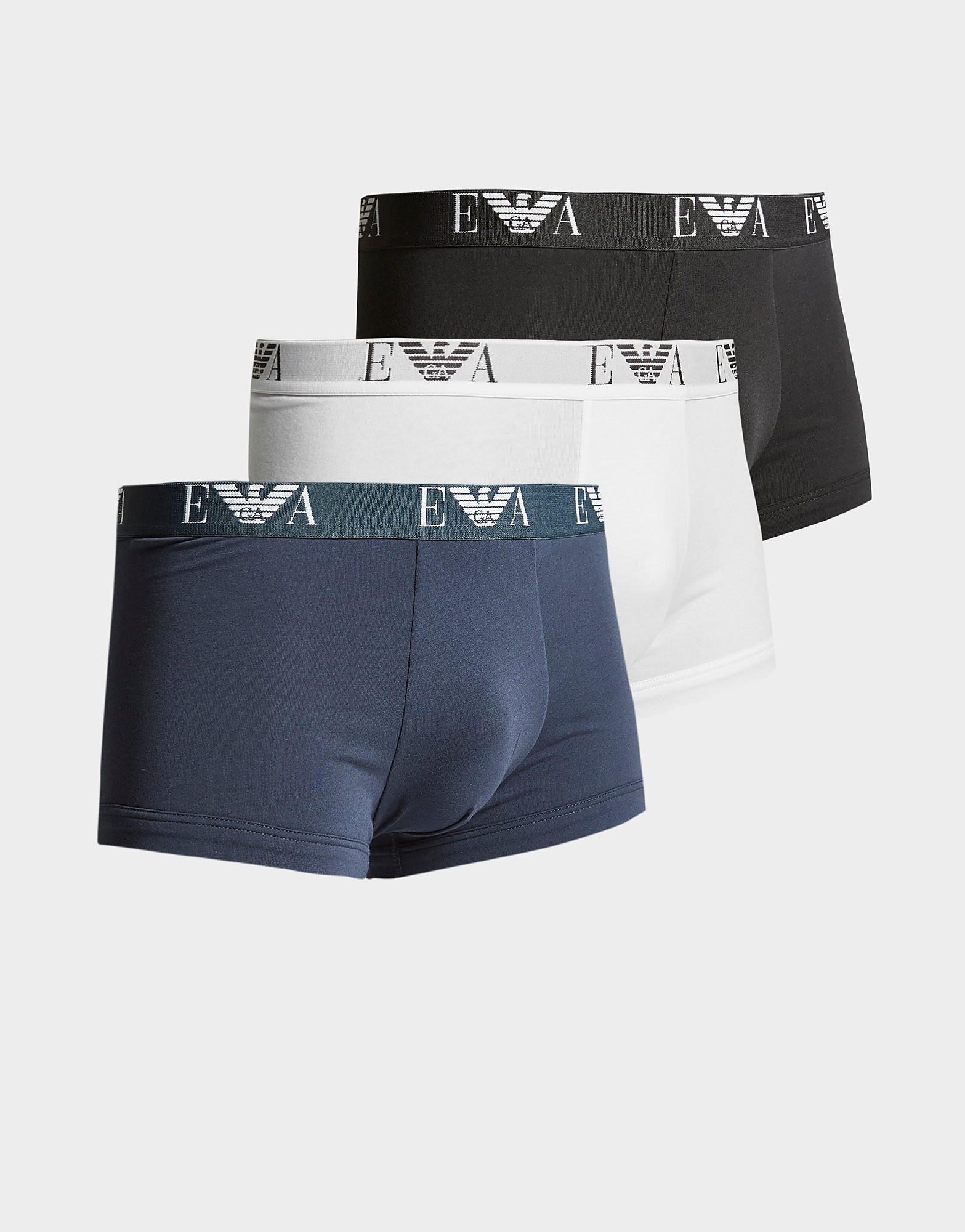 

Emporio Armani Loungewear 3 Pack Trunks - White - Mens, White