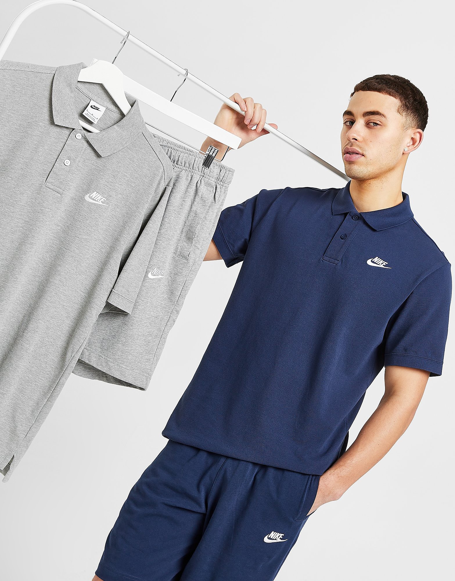 

Nike Foundation Polo Shirt - Navy/White - Mens, Navy/White