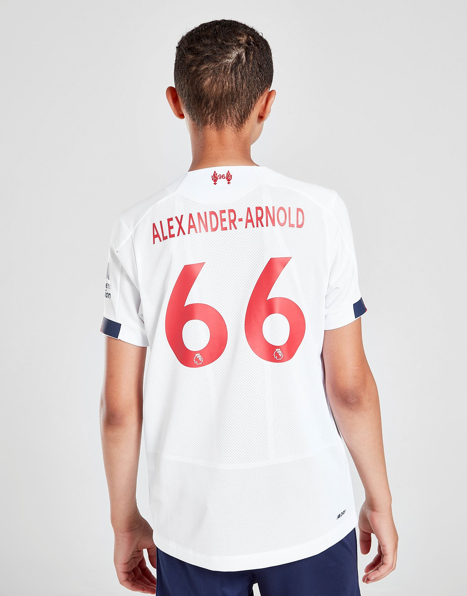 New Balance Liverpool 19/20 Alexander-Arnold #66 Away Shirt Jr - Blanc, Blanc