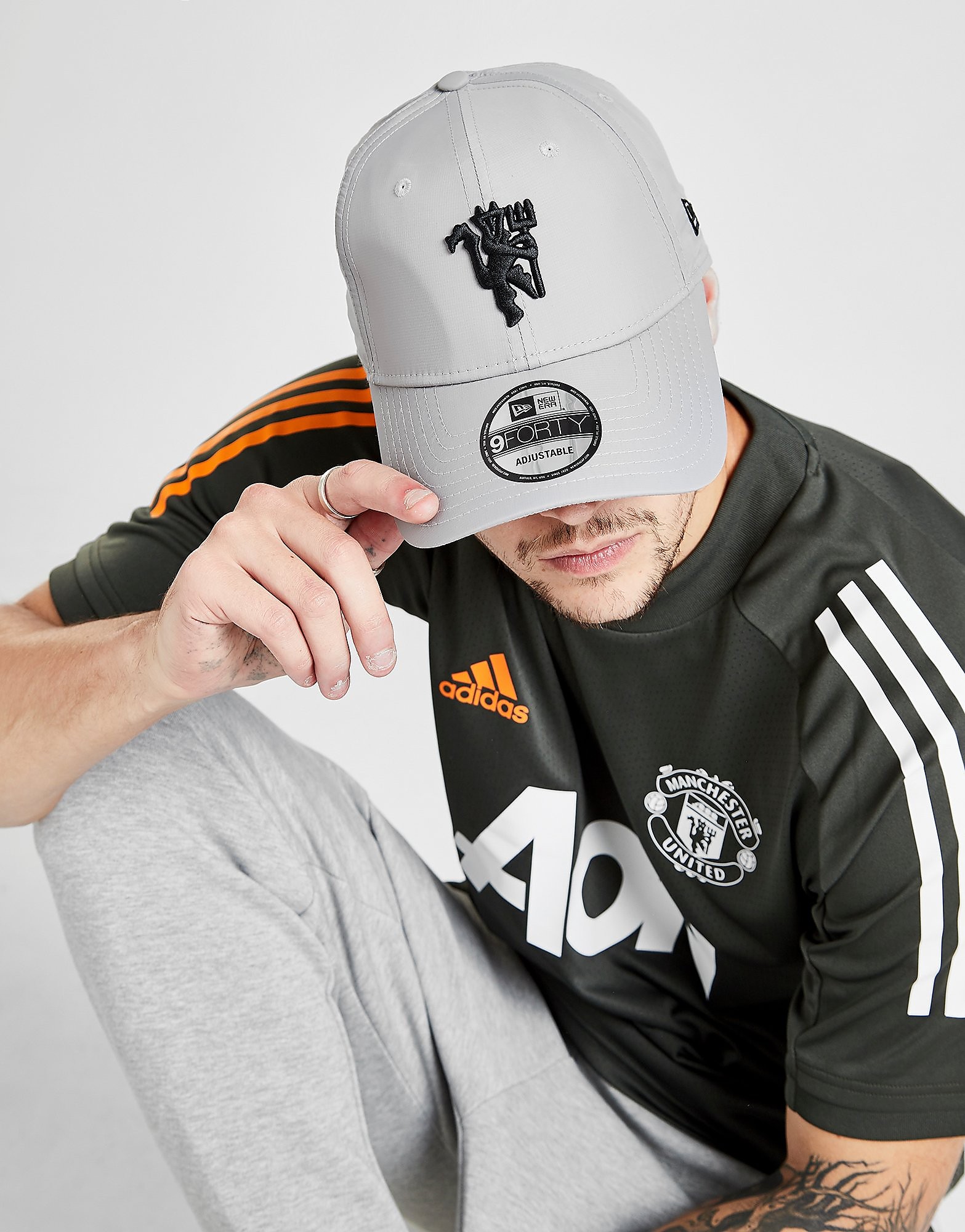 

New Era Manchester United FC 9FORTY Cap - Grey - Womens, Grey