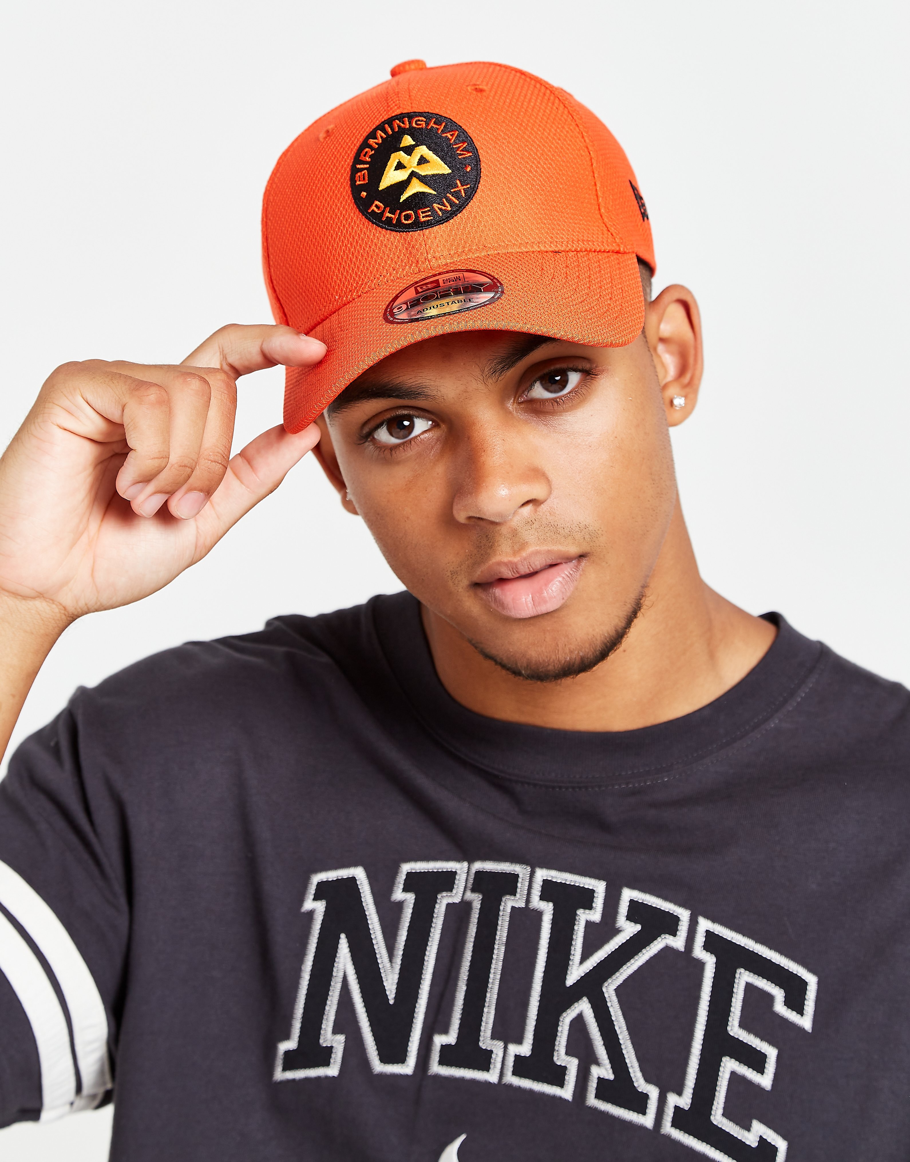New Era Birmingham Phoenix 9FORTY Cap - Orange - Womens, Orange