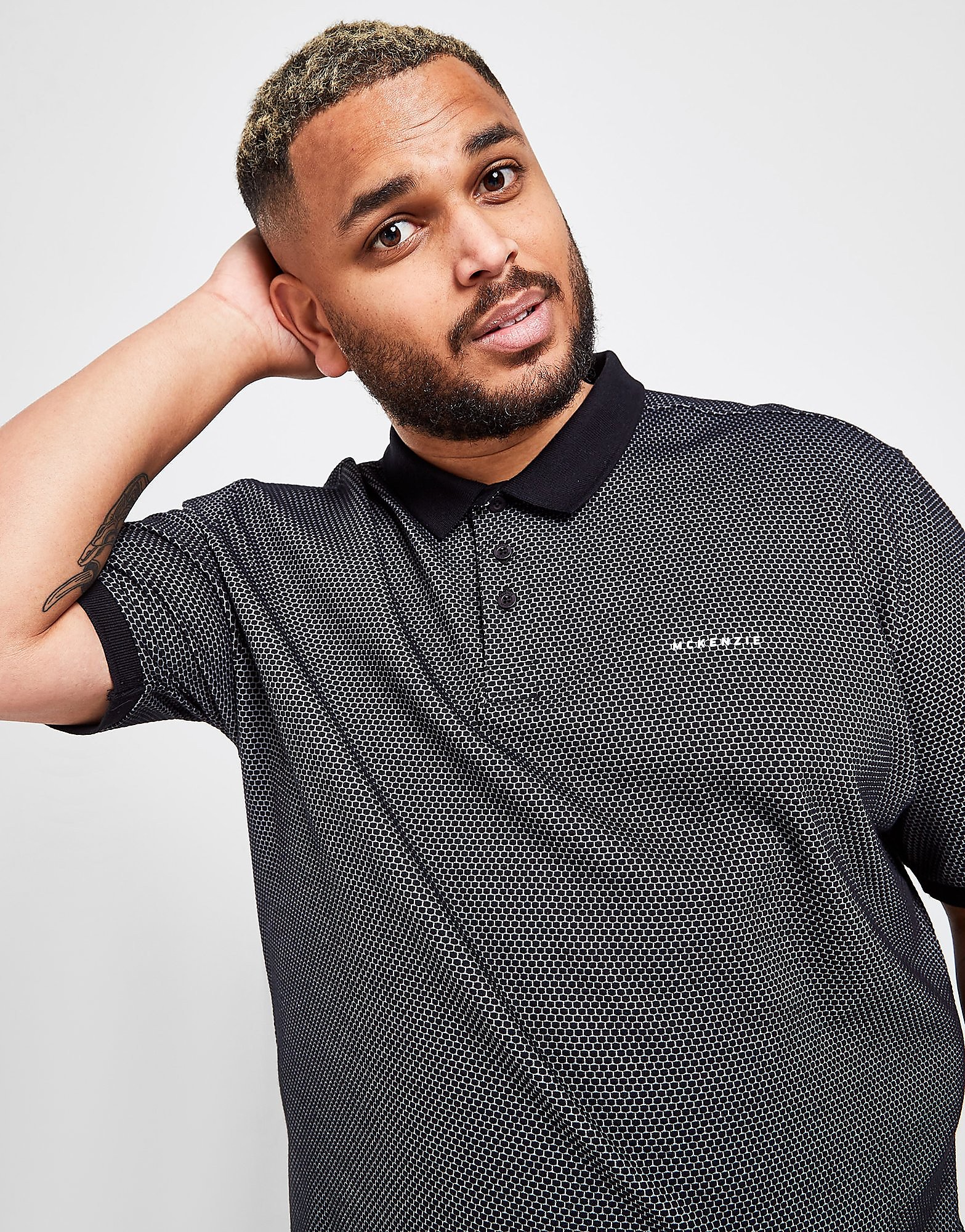 

McKenzie Skylab Polo Shirt - Only at JD - Black - Mens, Black