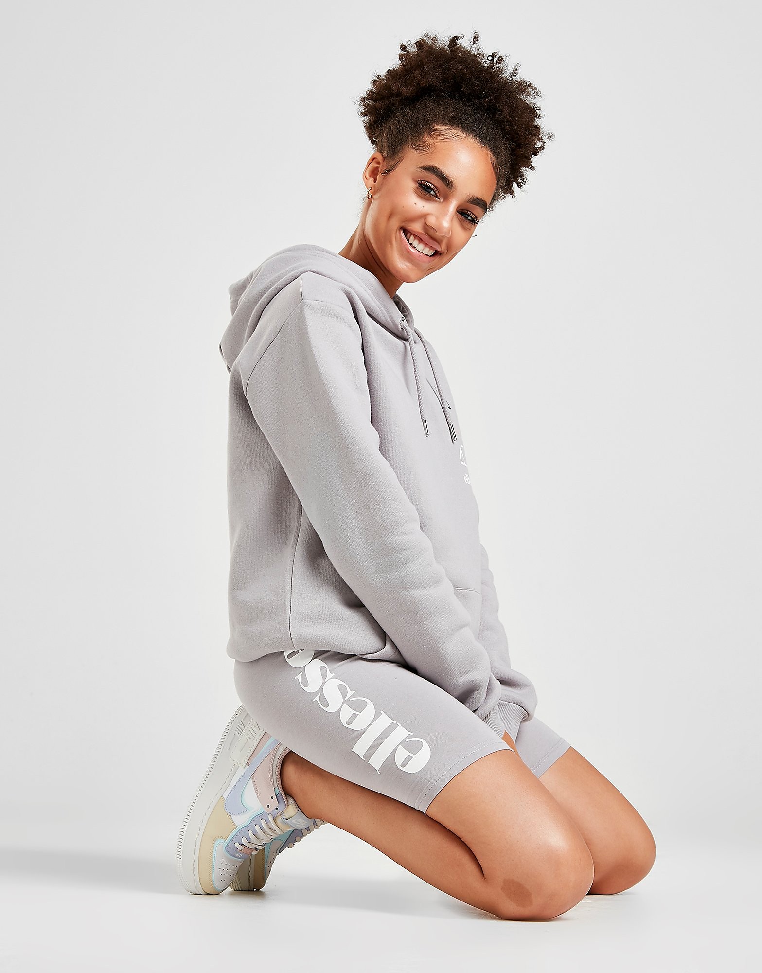 

Ellesse Core Logo Cycle Shorts - Only at JD - Grey - Womens, Grey