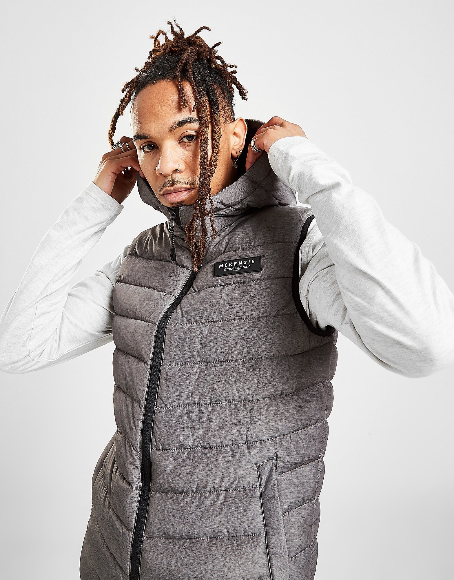 

McKenzie Cyprian Gilet - Only at JD - Grey - Mens, Grey