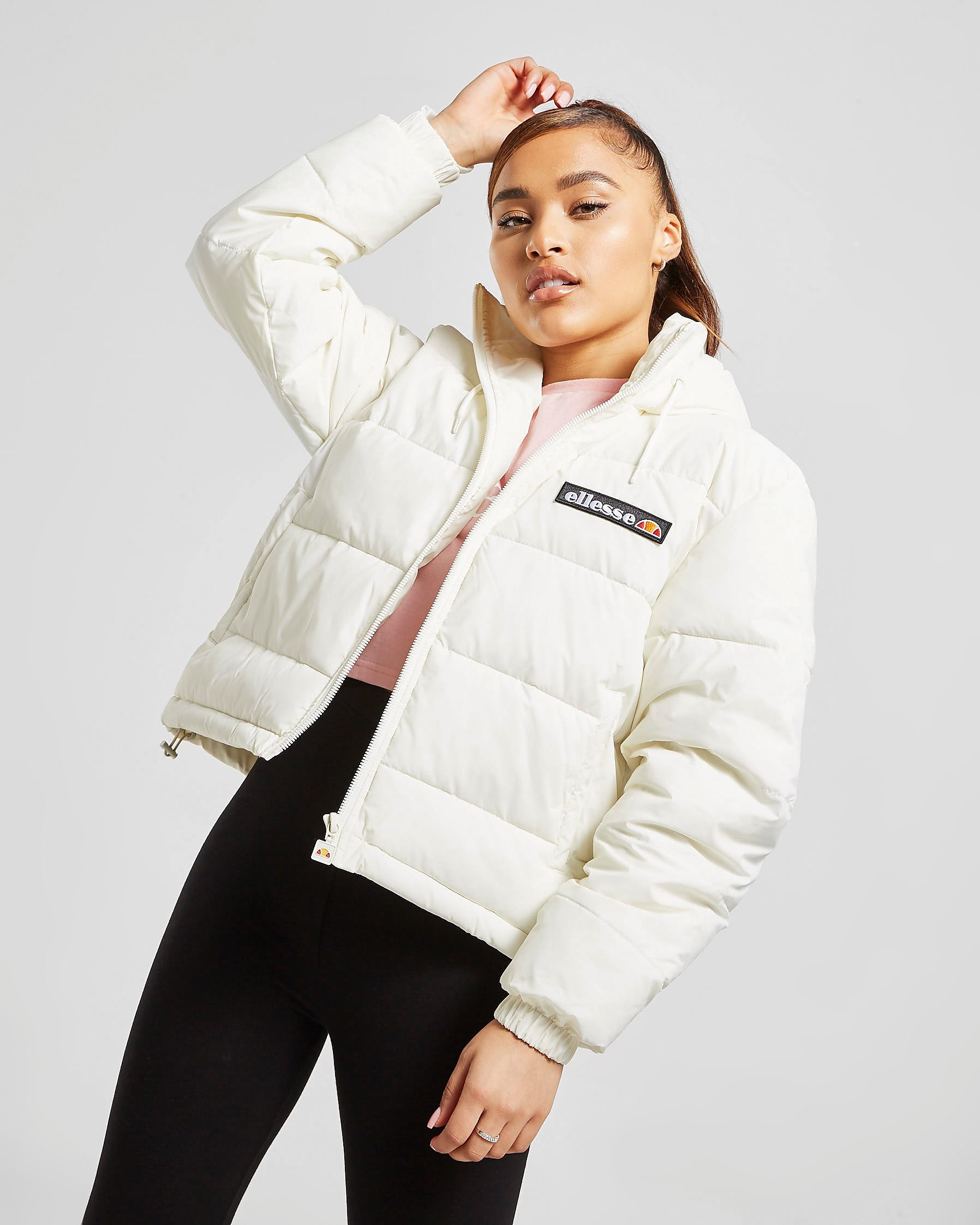 

Ellesse Padded Reflective Jacket - Only at JD - White, White