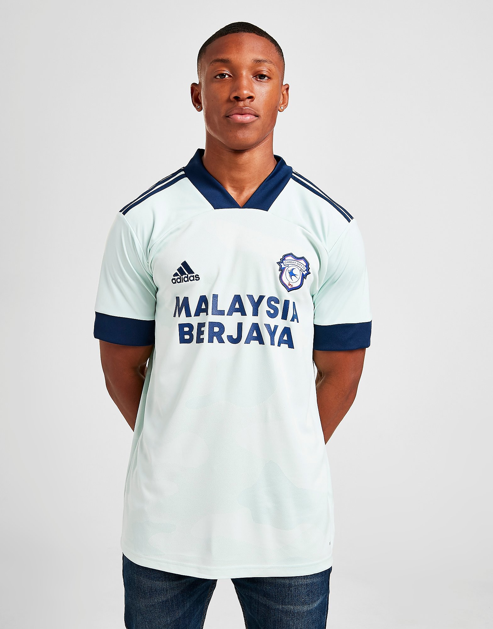 

adidas Cardiff City FC 2020/21 Away Shirt - Blue - Mens, Blue