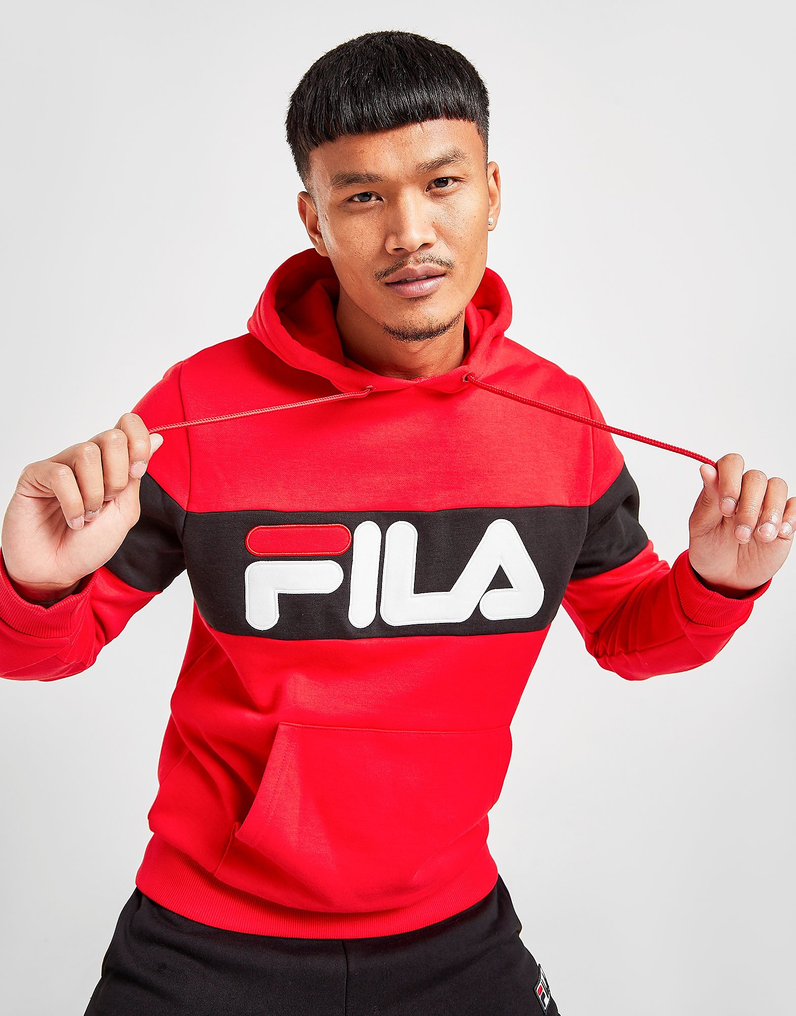 

Fila Trent Overhead Hoodie - Only at JD - Red - Mens, Red