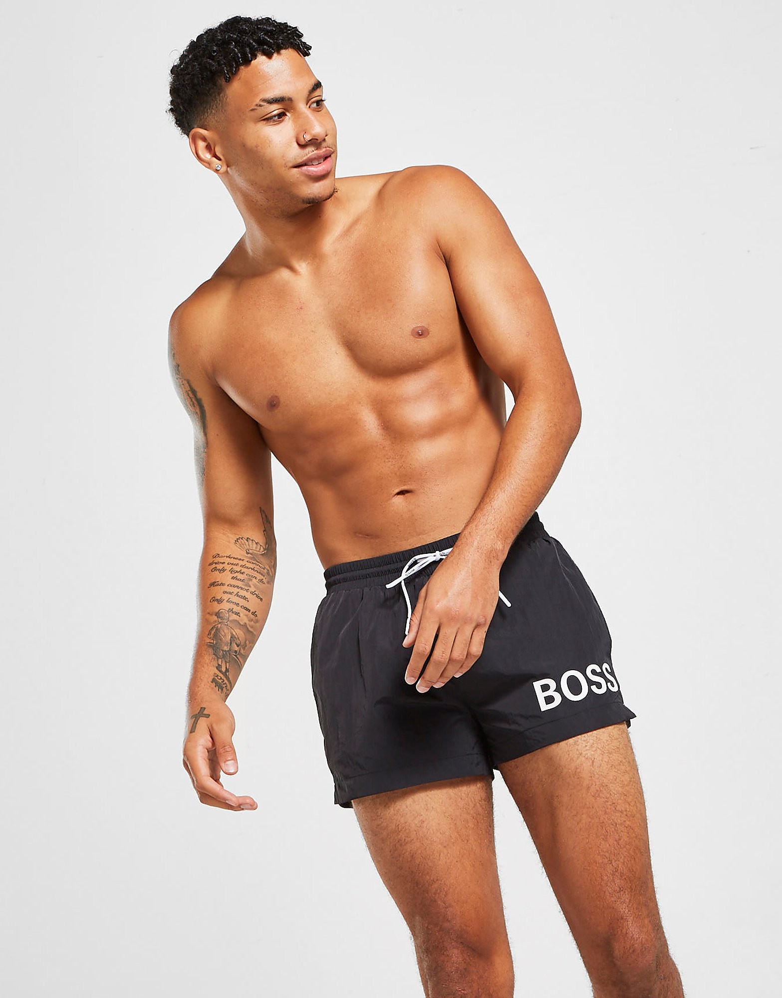 

BOSS Mooneye Swim Shorts - Black - Mens, Black