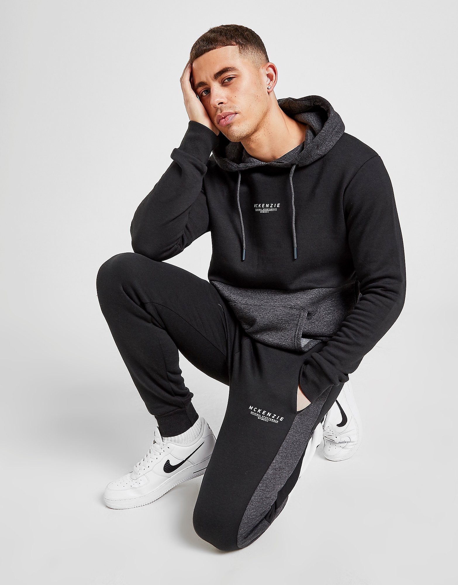

McKenzie Exhilarate Fleece Tracksuit - Only at JD - Black - Mens, Black