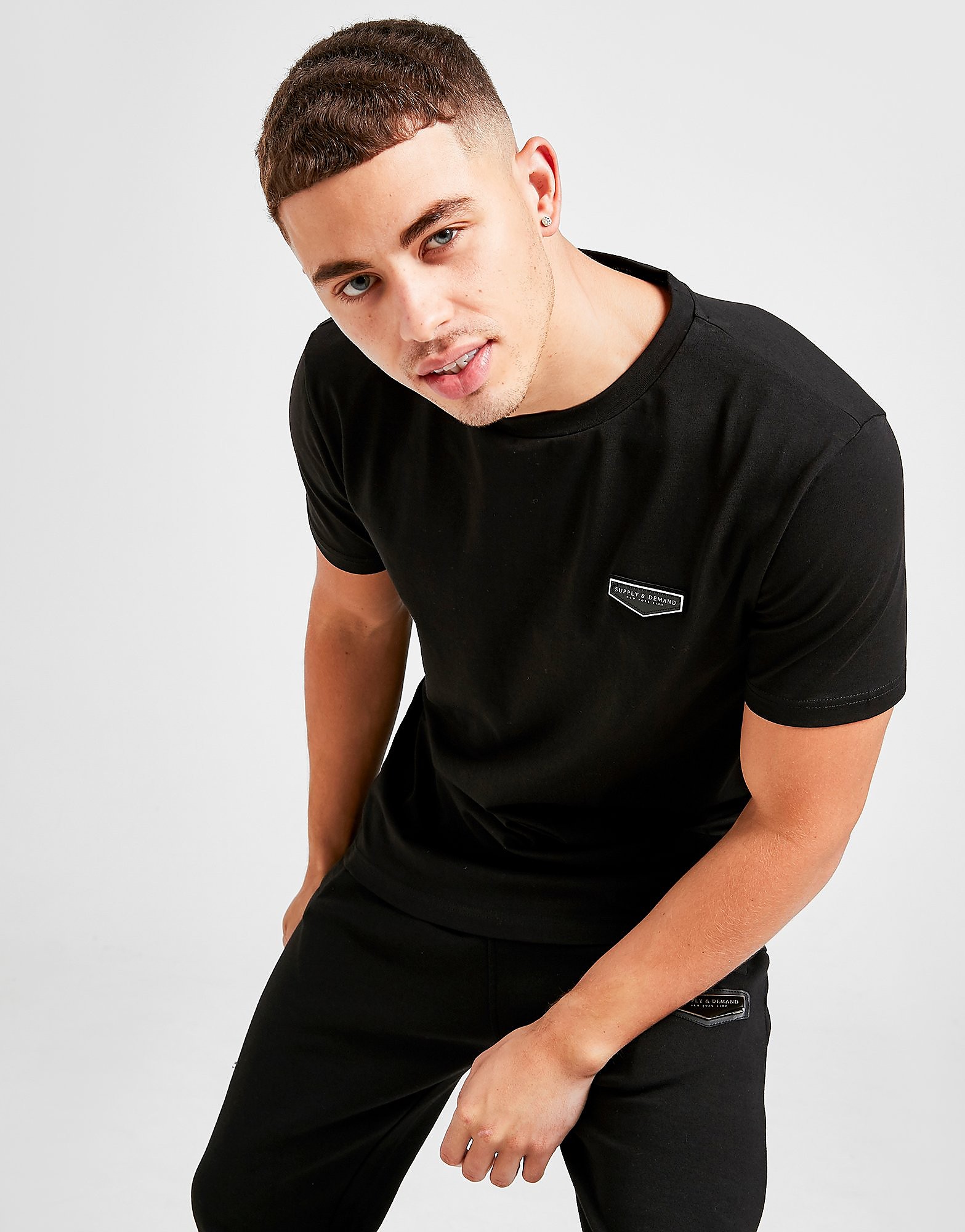 

Supply & Demand Core T-Shirt - Black - Mens, Black