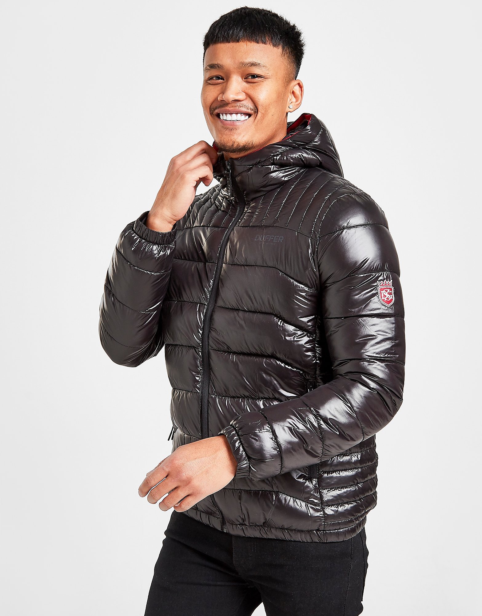 

Duffer Musa Bubble Jacket - Black - Mens, Black