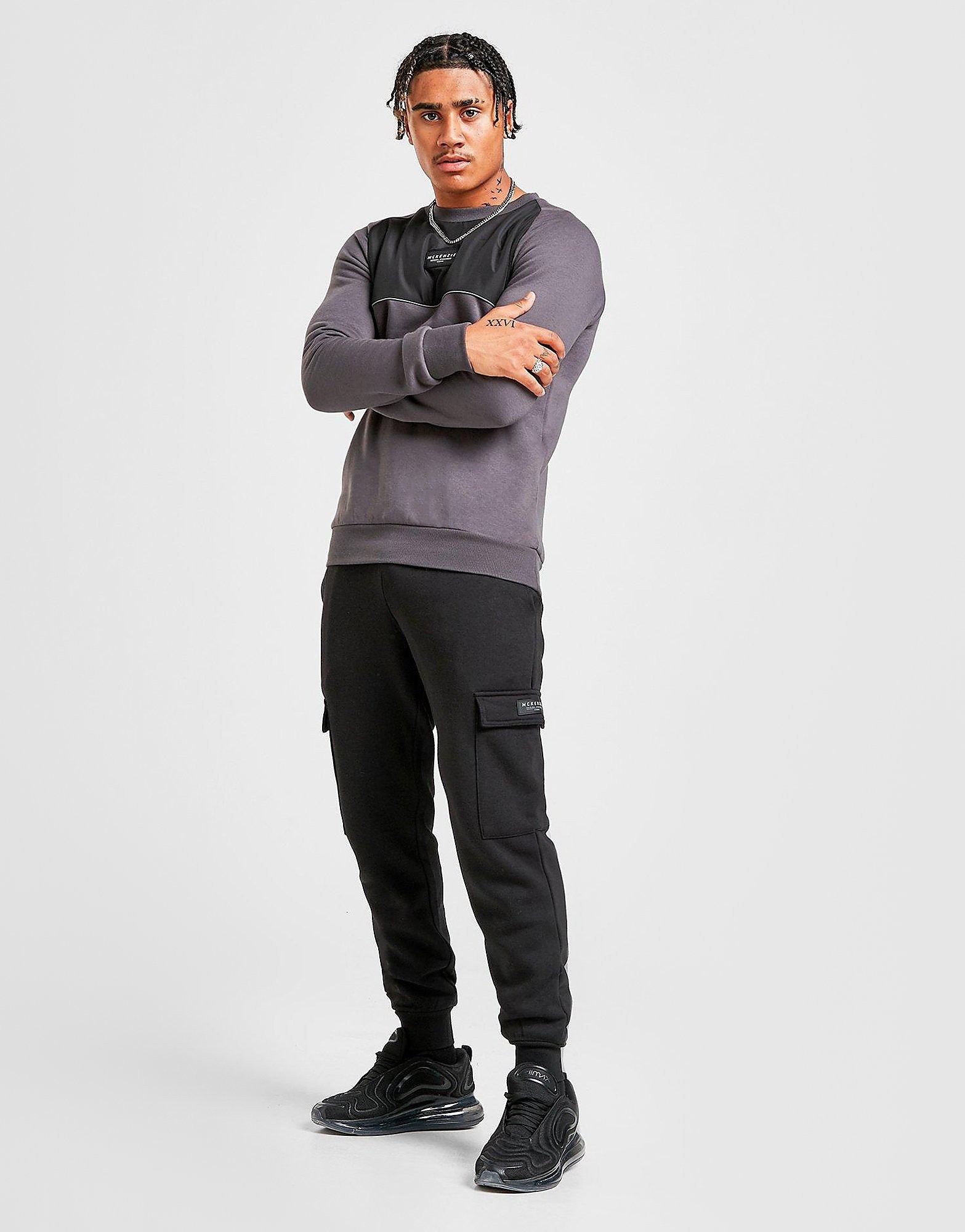 

McKenzie Masefield Fleece Cargo Pants - Only at JD - Black - Mens, Black