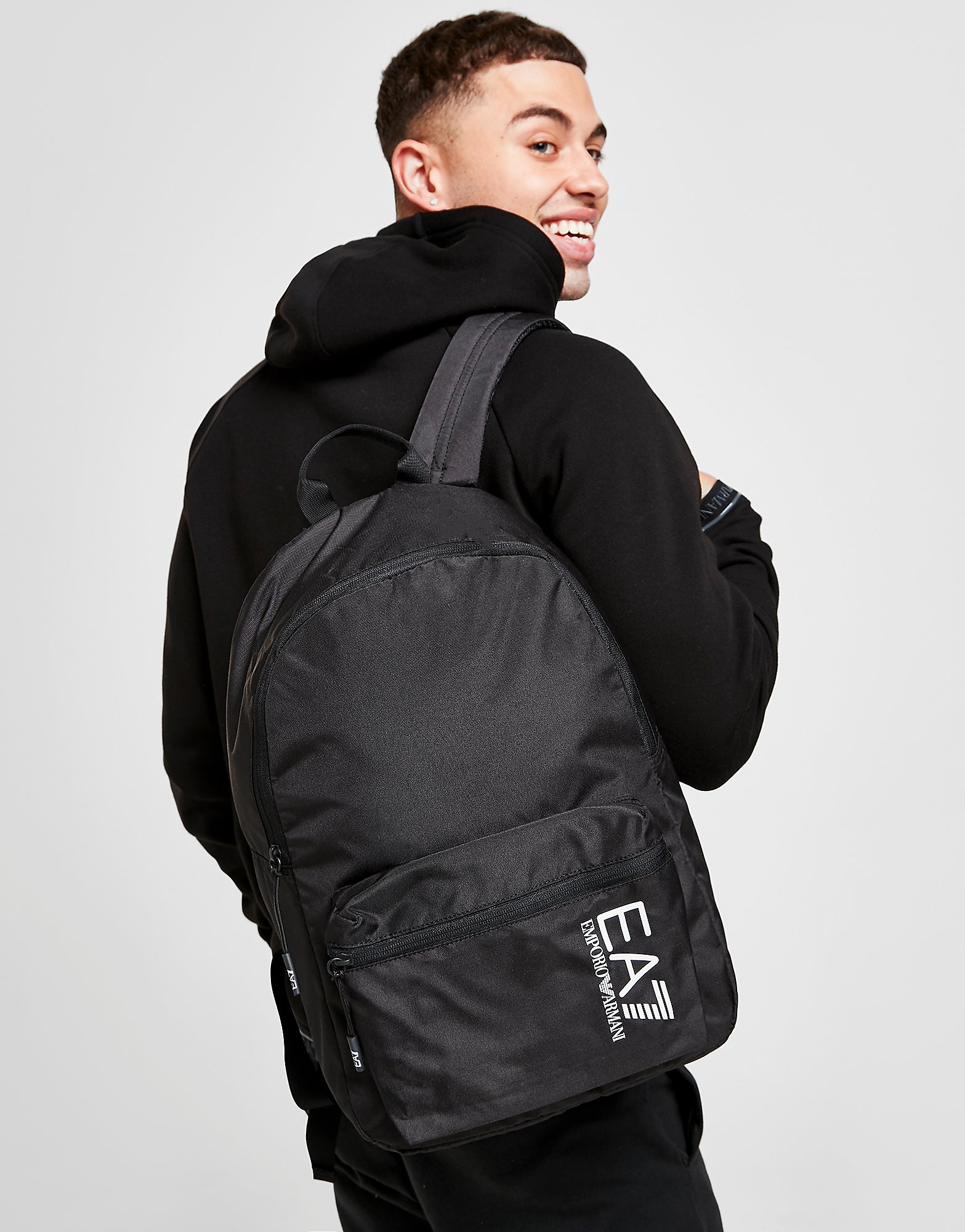 

Emporio Armani EA7 Train Core Backpack - Black - Kids, Black