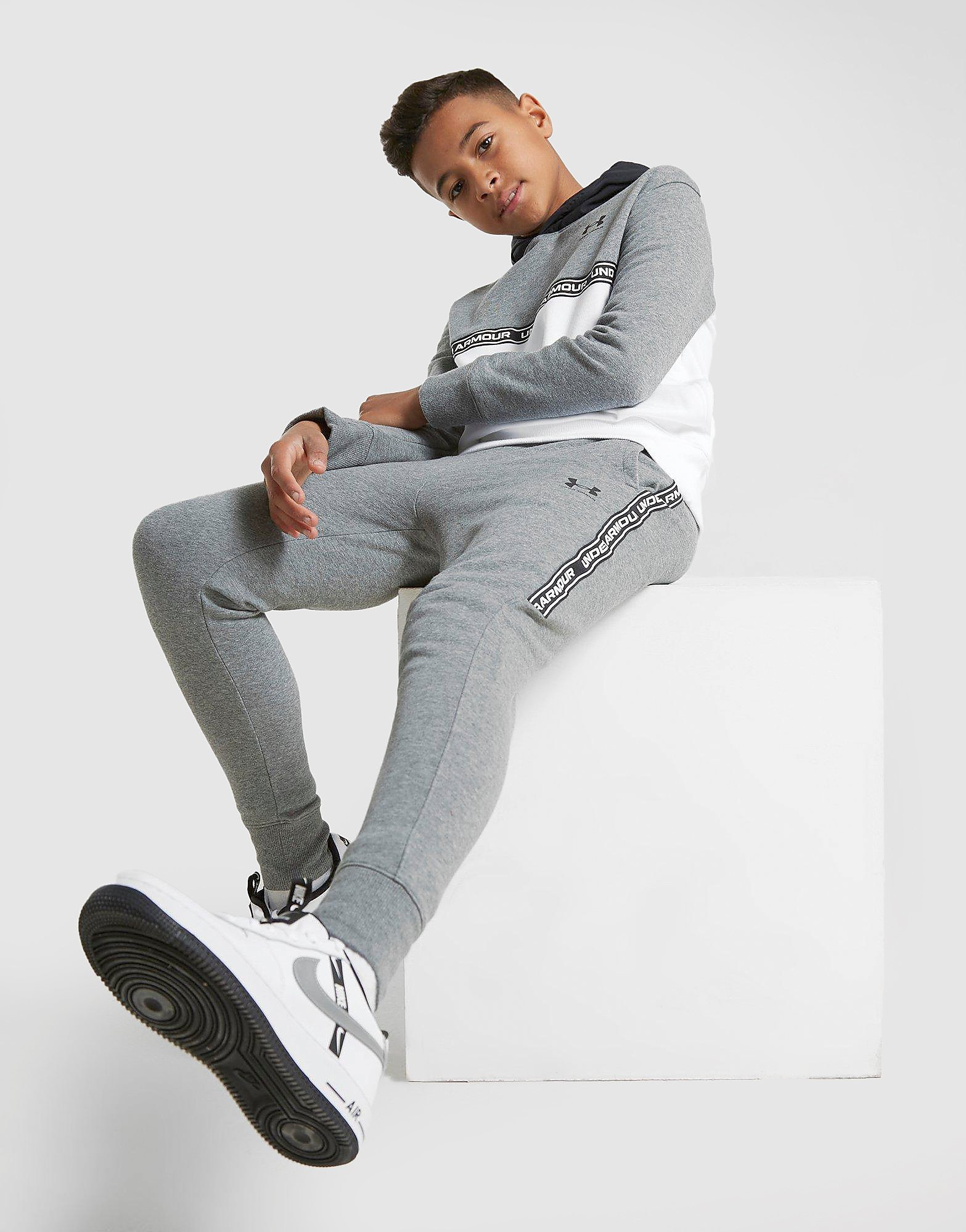 

Under Armour Sportstyle Tape Fleece Track Pants Junior - Only at JD - Grey - Kids, Grey