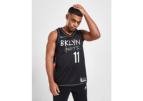 Nike Maillot NBA Brooklyn Nets City Edition Irvin #11 SM Homme - Black, Black