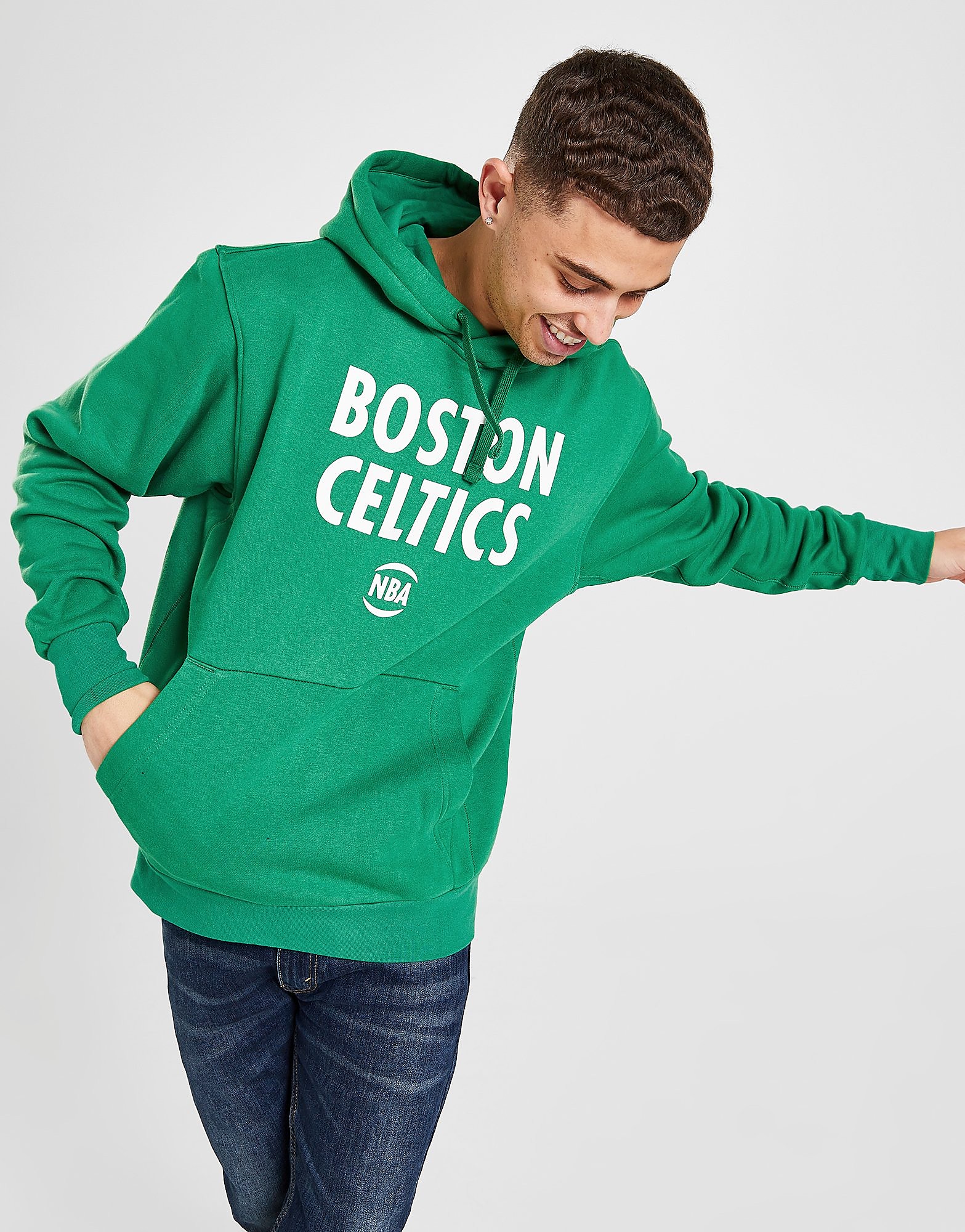 

Nike NBA Boston Celtics City Edition Pullover Hoodie - Clover/White - Mens, Clover/White