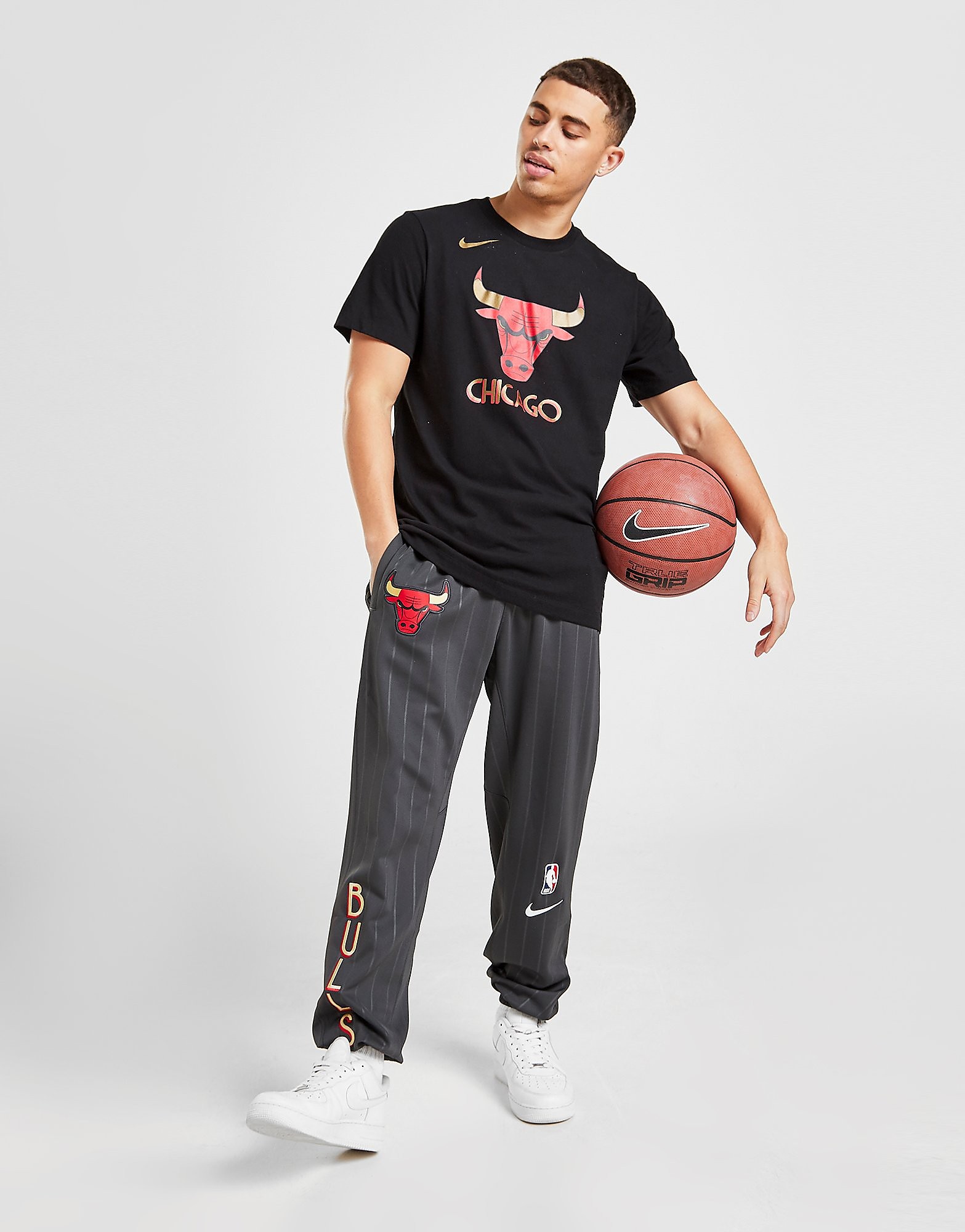 

Nike NBA Chicago Bulls Showtime Track Pants - Anthracite/Black/White - Mens, Anthracite/Black/White