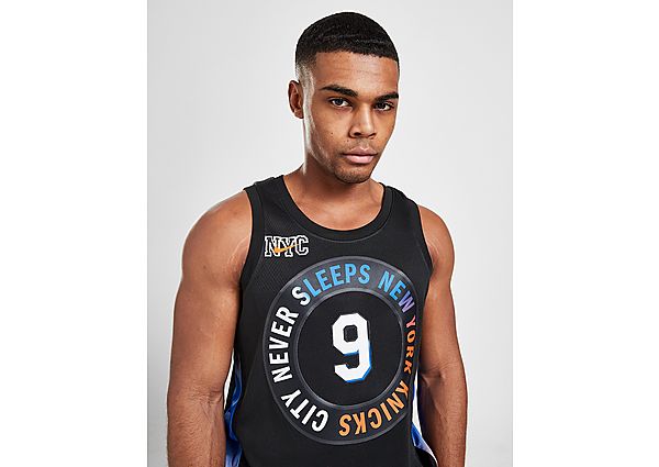 Nike Maillot NBA NY Knicks City Edition Barrett #9 SM Homme - Black, Black