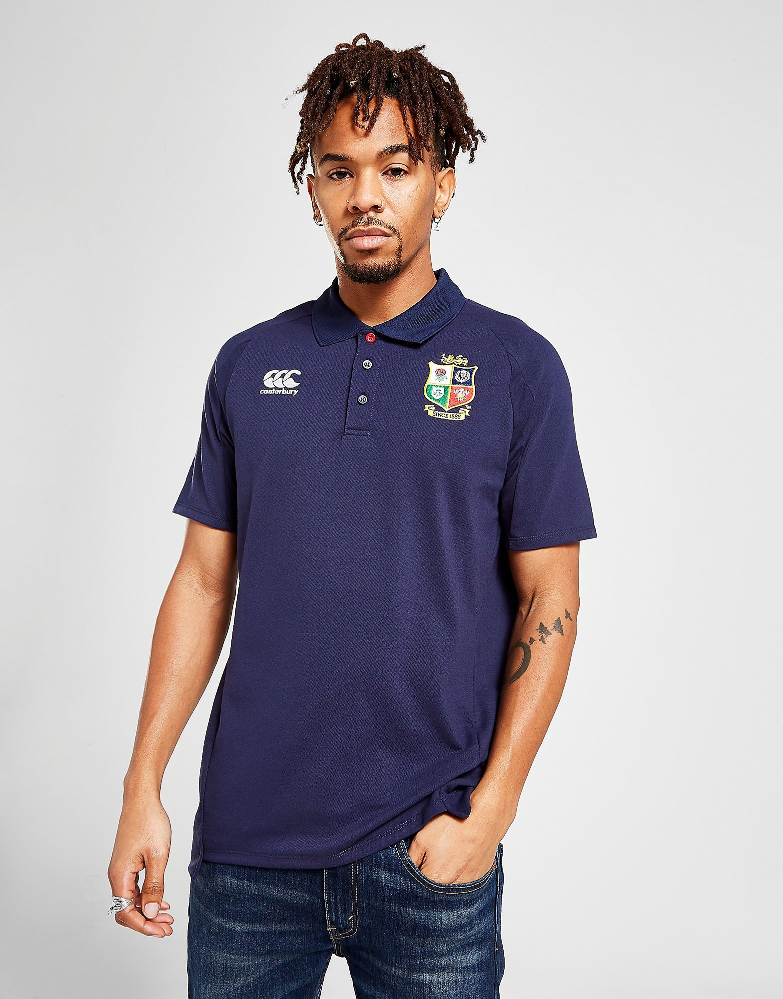 

Canterbury British & Irish Lions 2021 Pique Polo Shirt - Navy - Mens, Navy