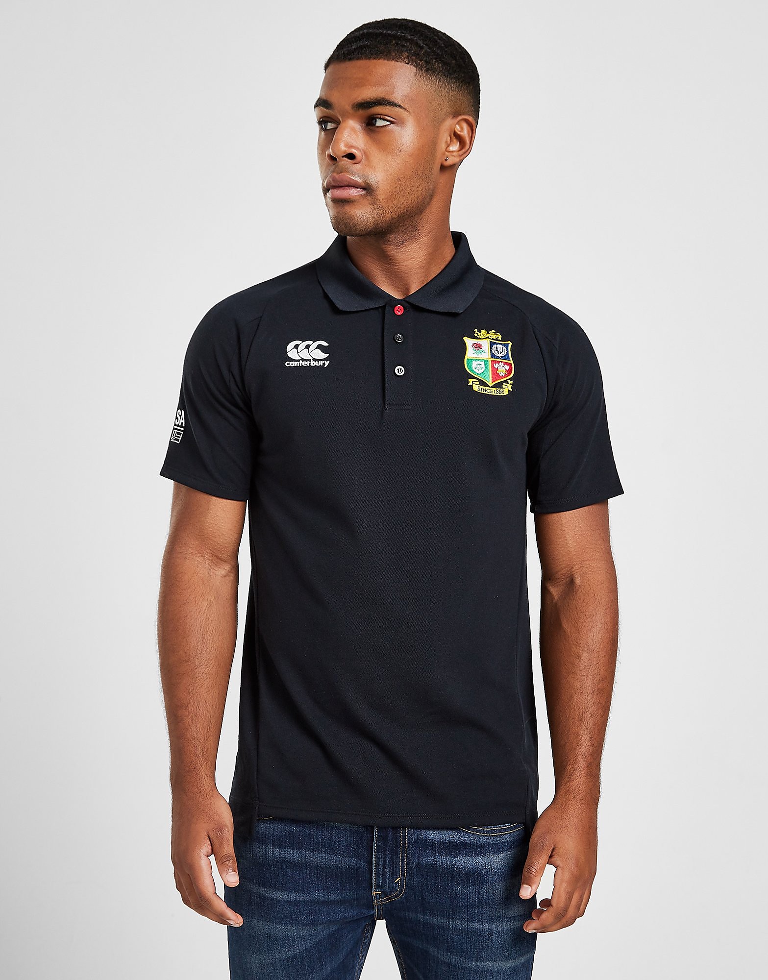 

Canterbury British & Irish Lions 2021 Pique Polo Shirt - Black - Mens, Black