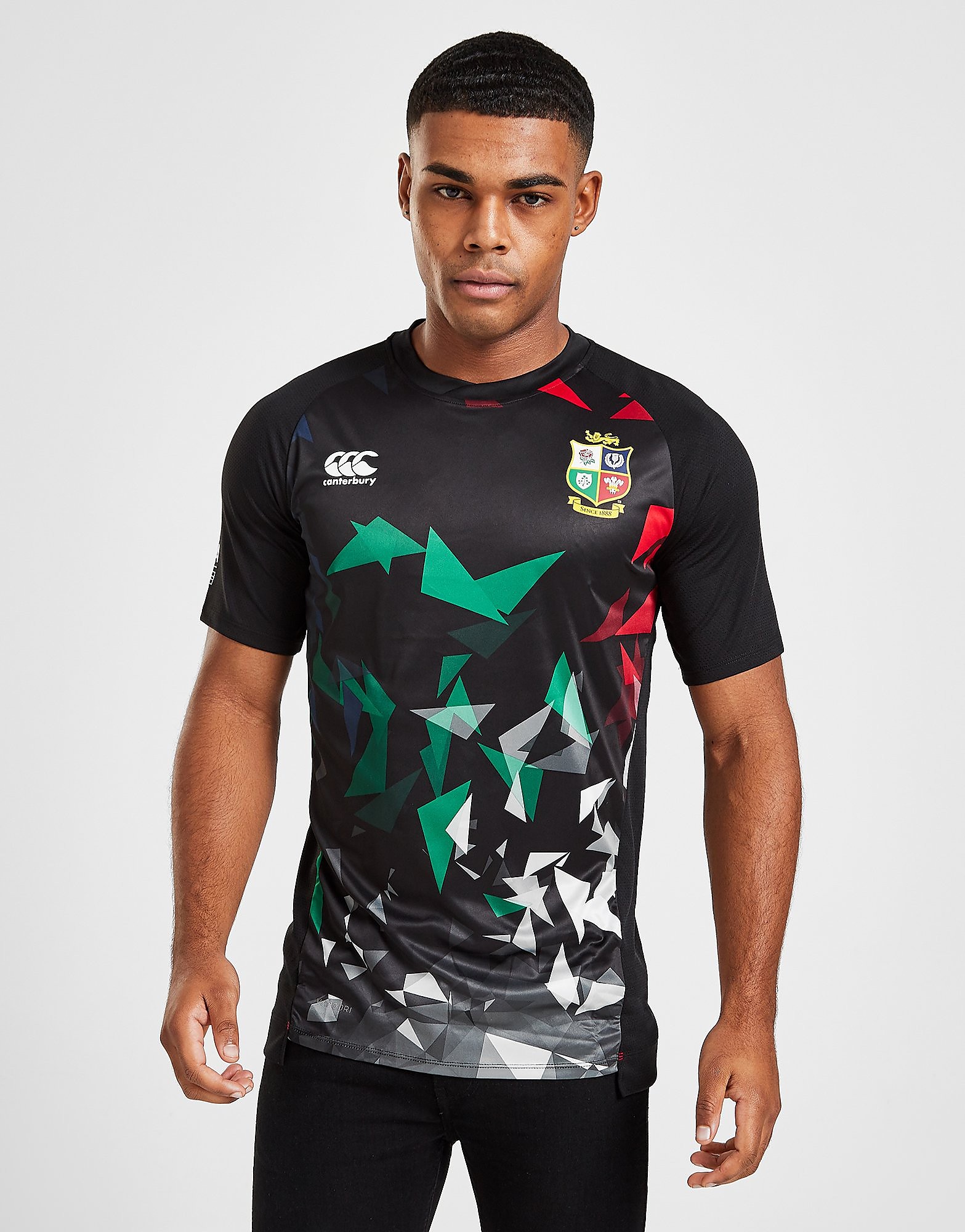 

Canterbury British & Irish Lions 2021 Graphic T-Shirt - Black - Mens, Black