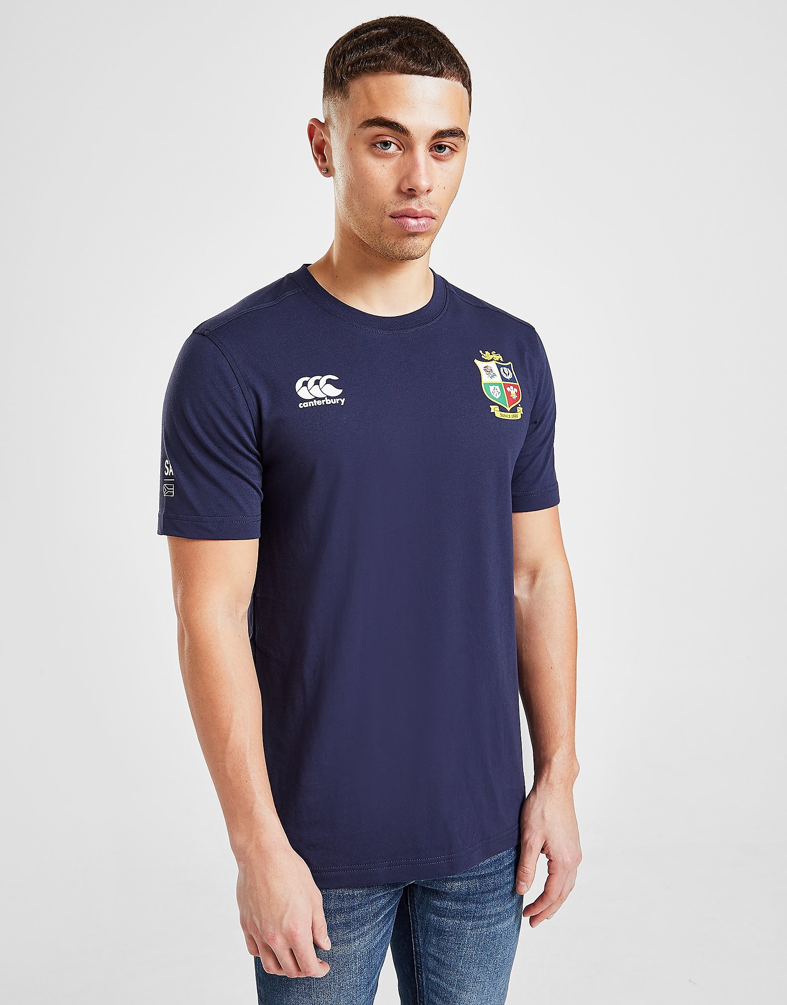 

Canterbury British & Irish Lions 2021 Short Sleeve T-Shirt - Blue - Mens, Blue