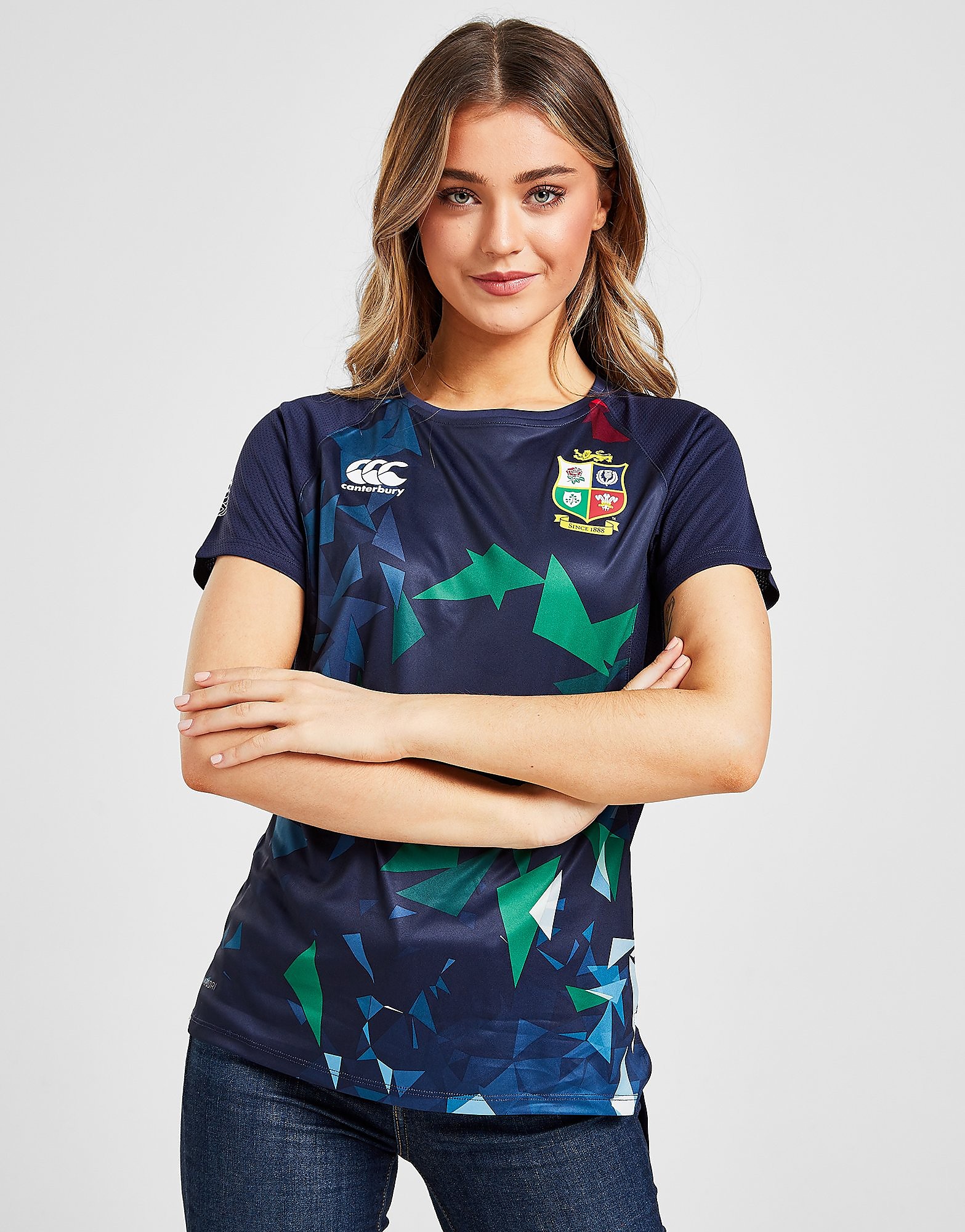 Canterbury British & Irish Lions Graphic T-Shirt Women's - Navy, Navy