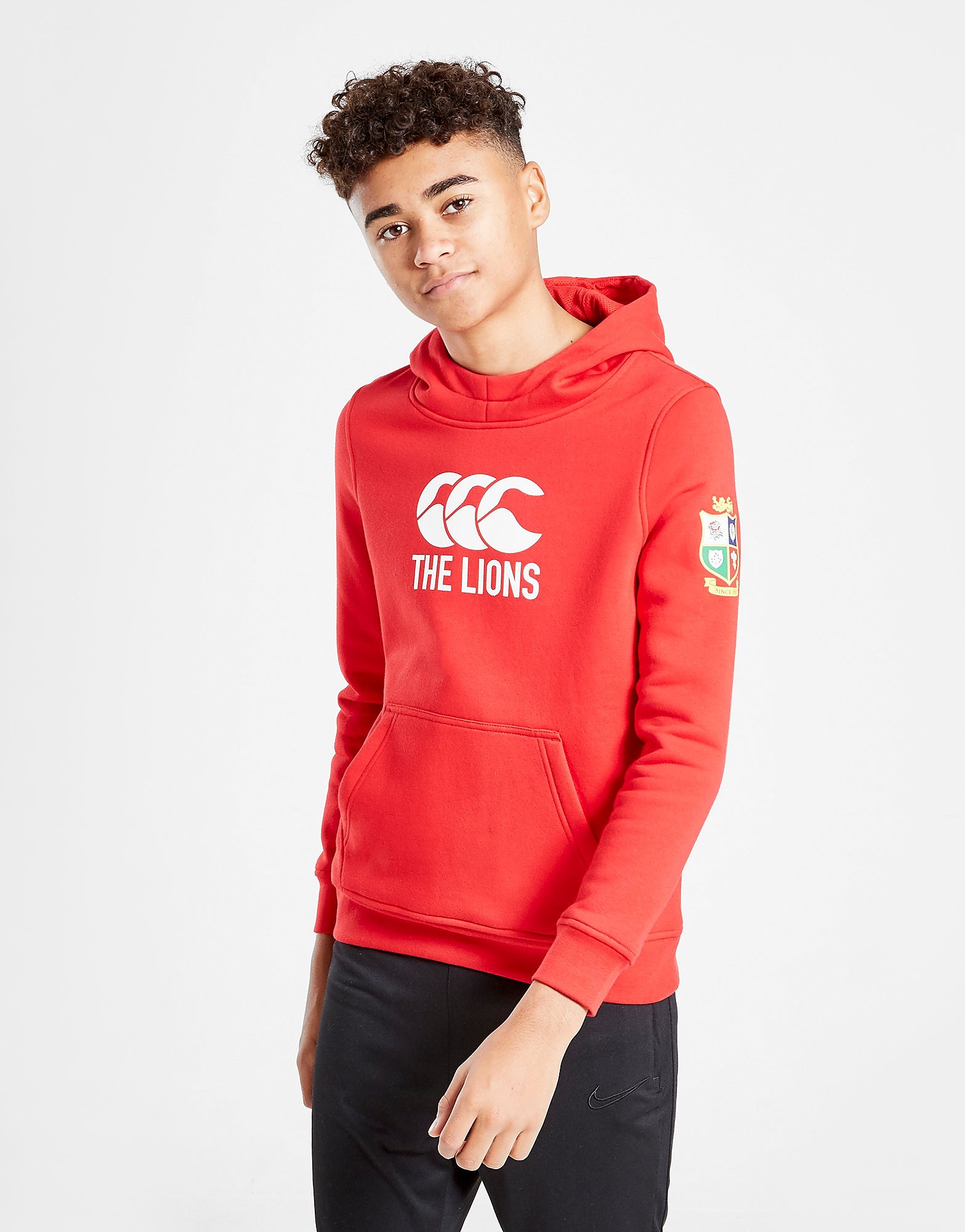 

Canterbury British & Irish Lions 2021 Logo Hoodie Junior - Red - Kids, Red