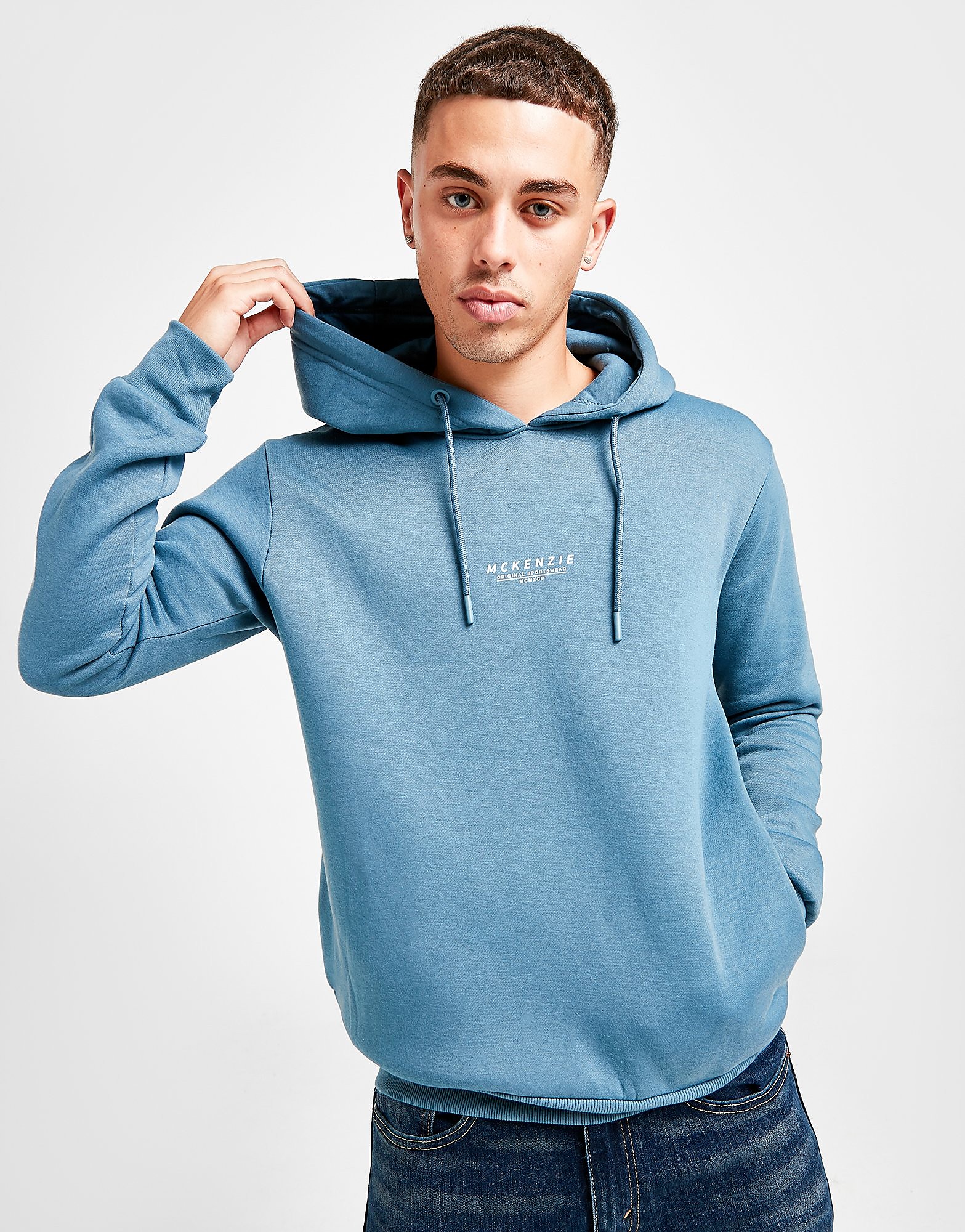 

McKenzie Essential Overhead Hoodie - Only at JD - Blue - Mens, Blue