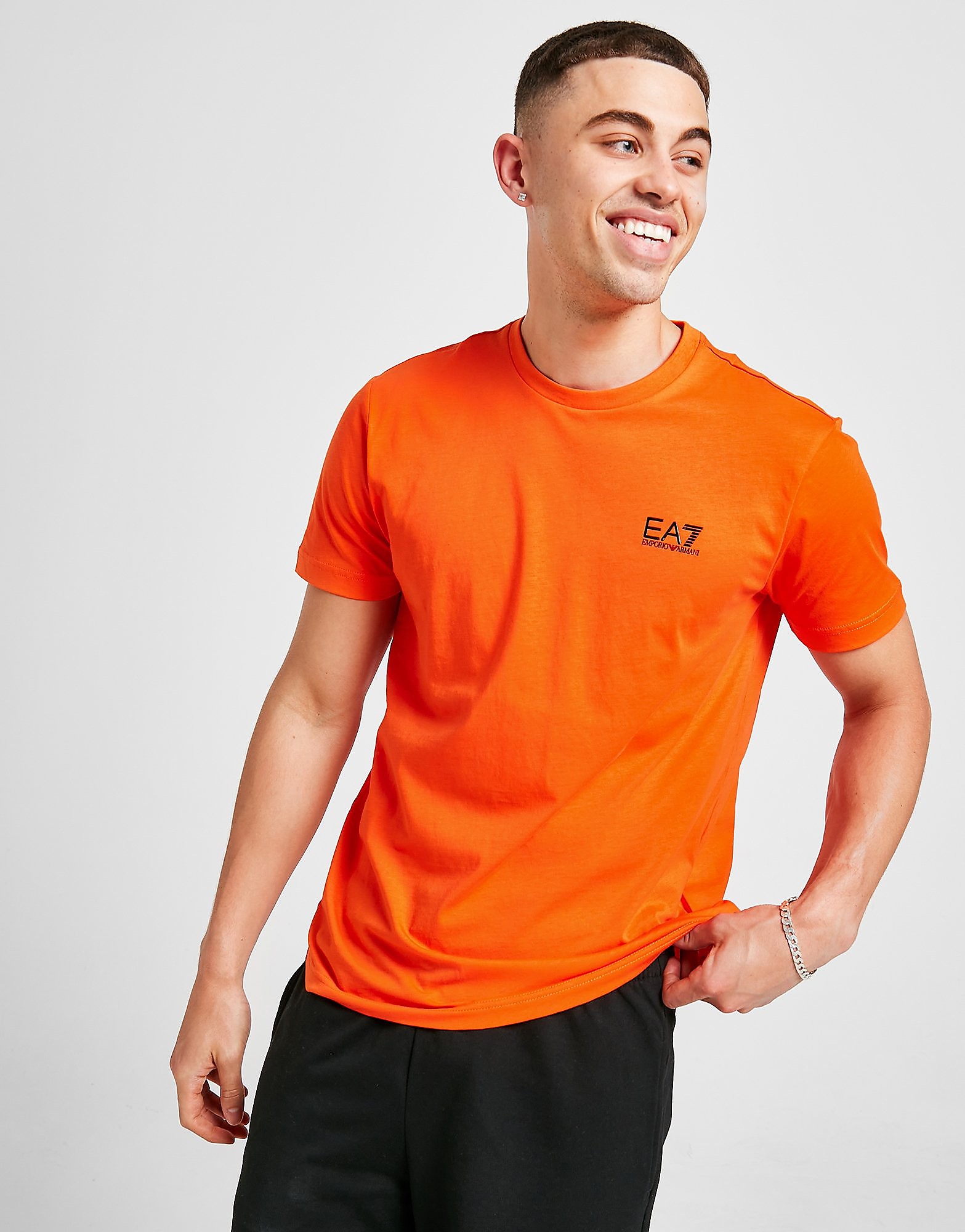 

Emporio Armani EA7 Core Short Sleeve T-Shirt - Orange - Mens, Orange
