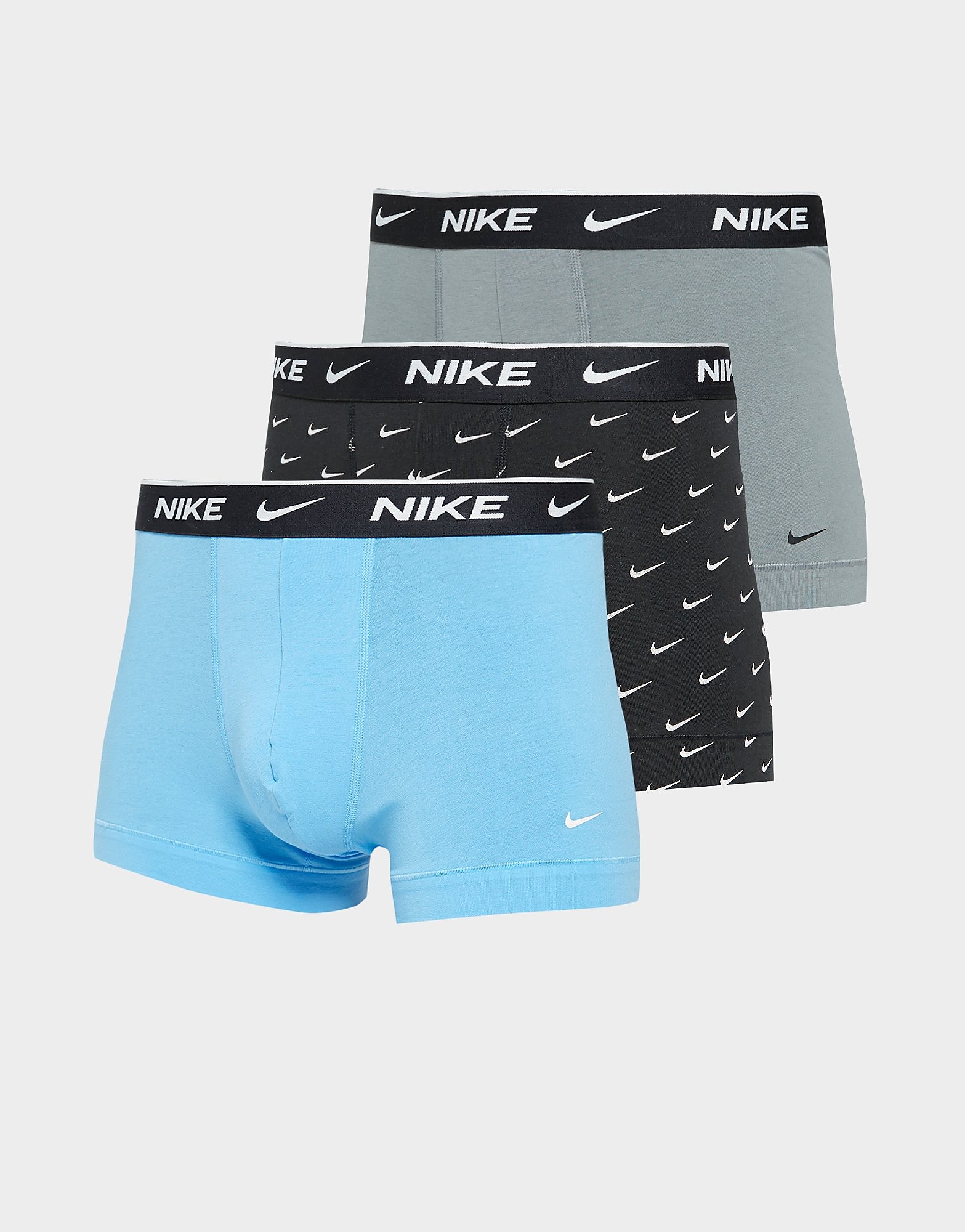 

Nike Trunk (3-Pack) - Black/Grey/Blue - Mens, Black/Grey/Blue