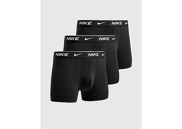Nike 3 Pack Boxershorts Heren, Black