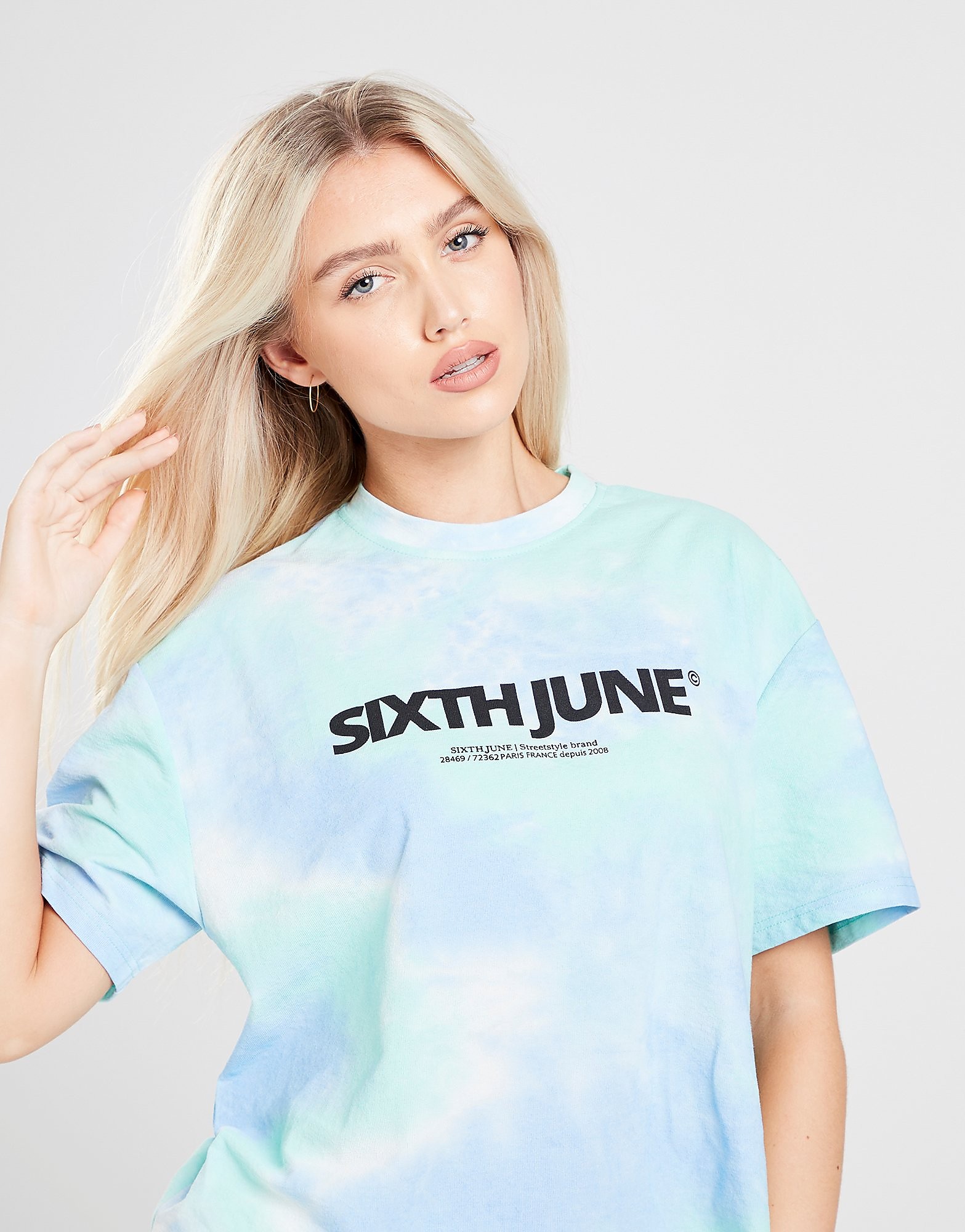 

Sixth June Tie-Dye T-Shirt - Blue/White - Womens, Blue/White