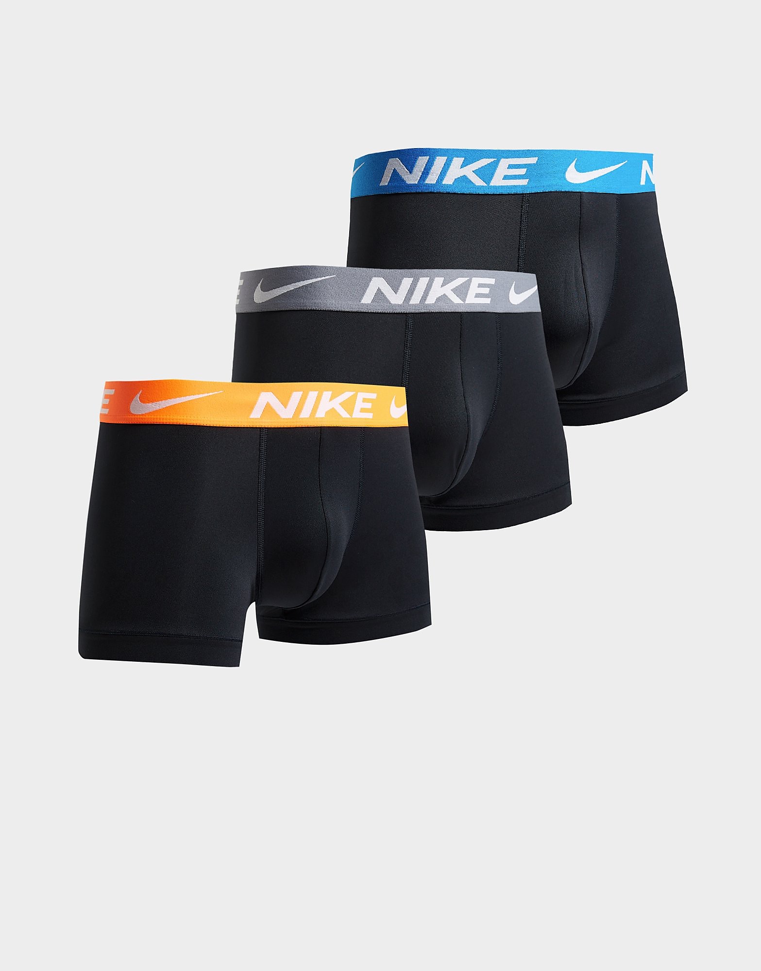 

Nike 3 Pack Micro Trunks - Black/Multi Coloured - Mens, Black/Multi Coloured