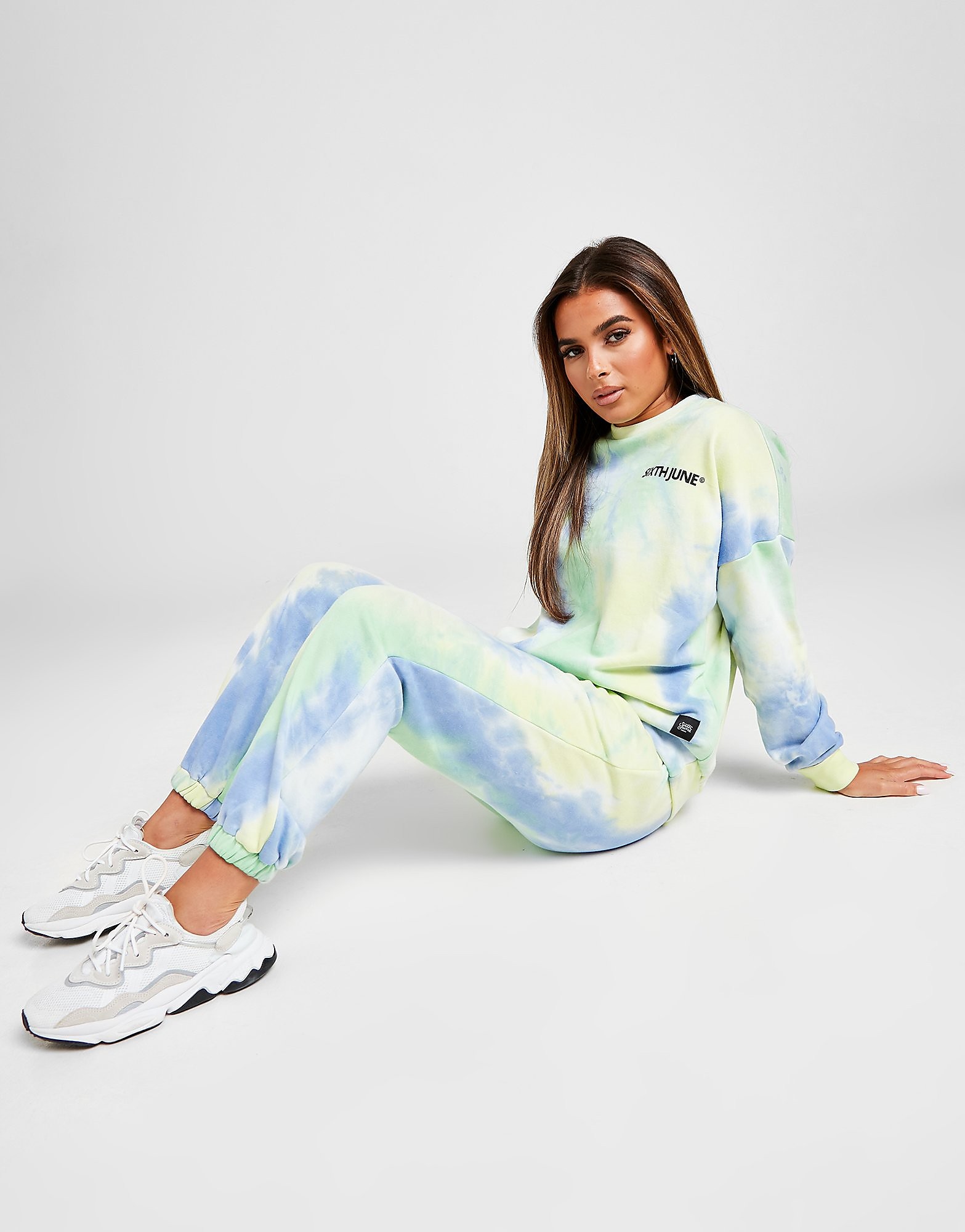 

Sixth June Tie Dye Joggers - Blue/Green/Yellow - Womens, Blue/Green/Yellow