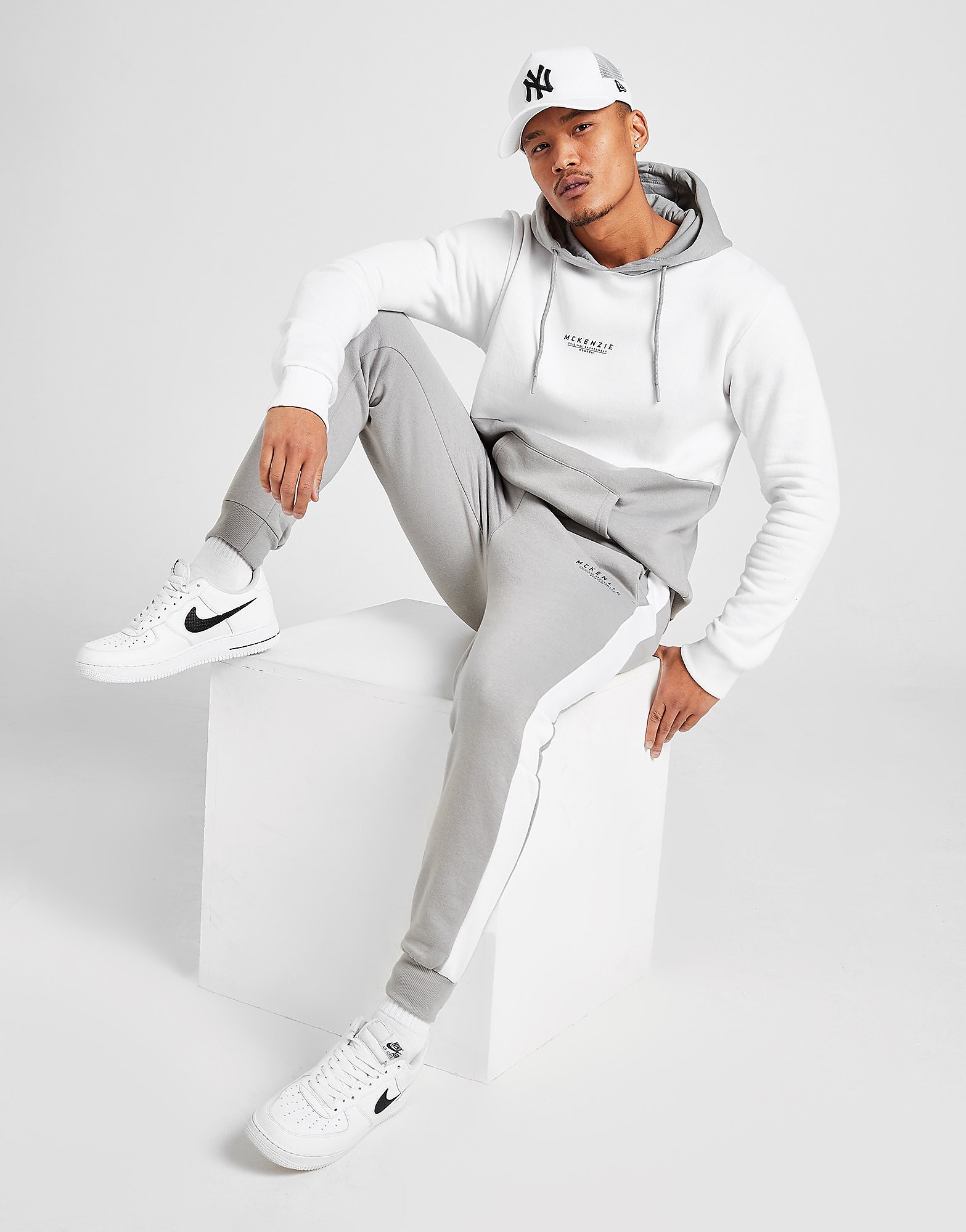 

McKenzie Exhilarate Overhead Fleece Tracksuit - Only at JD - White - Mens, White