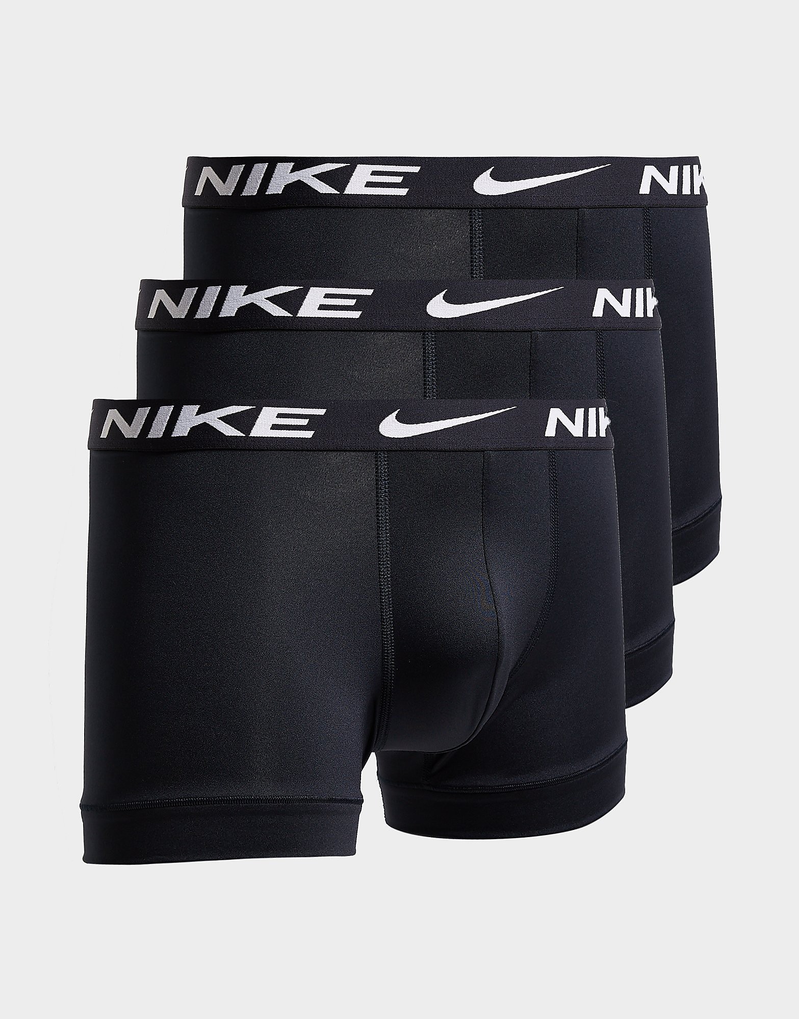 

Nike 3 Pack Micro Trunks - Black - Mens, Black