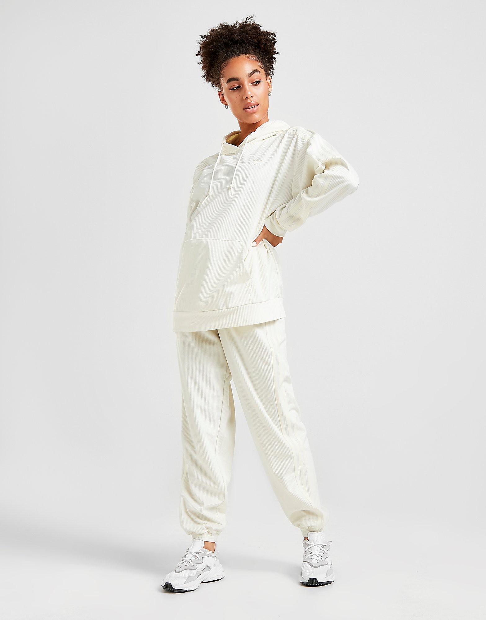 

adidas Originals Corduroy Joggers - Off White - Womens, Off White