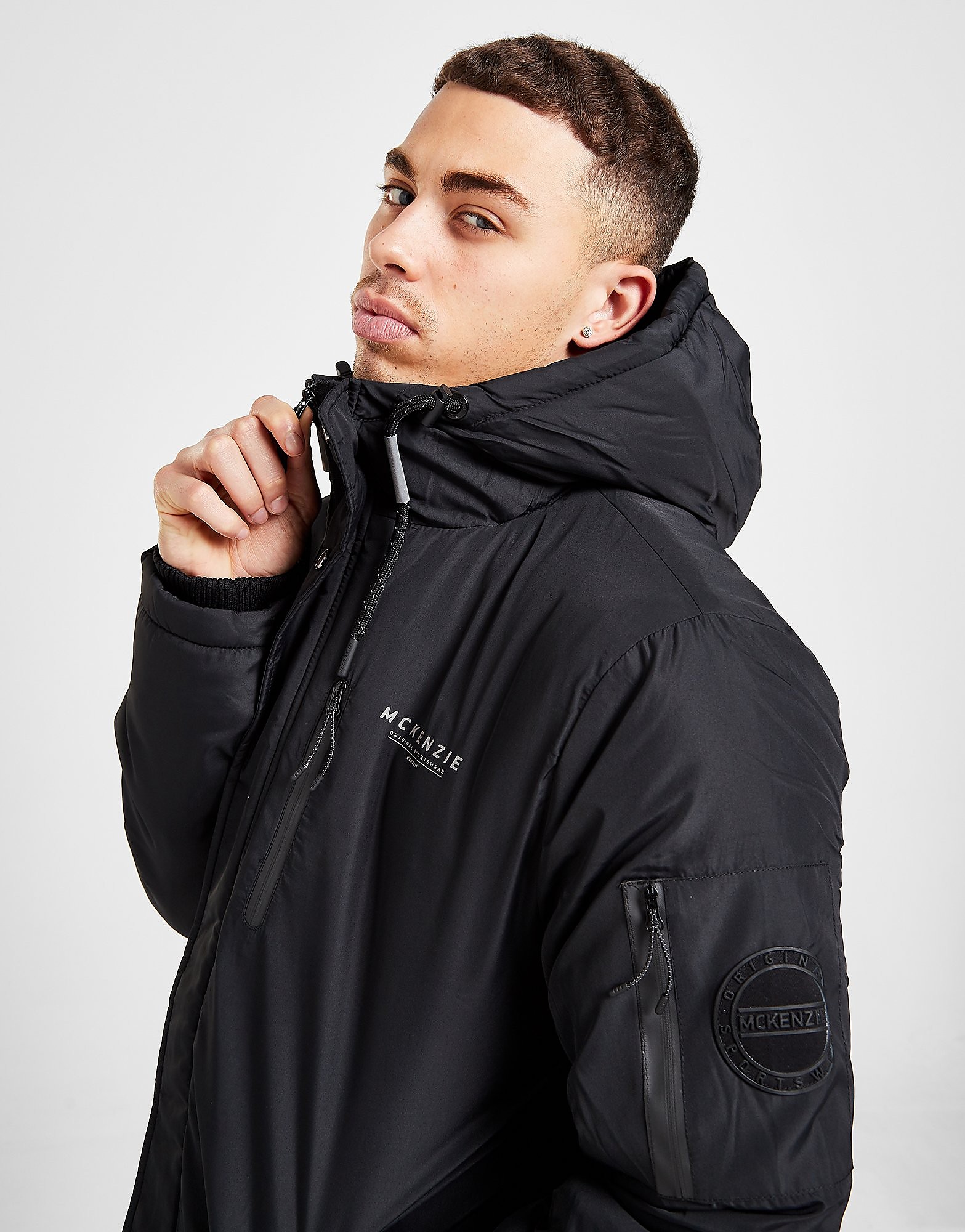 

McKenzie Delta Parka Jacket - Only at JD - Black - Mens, Black