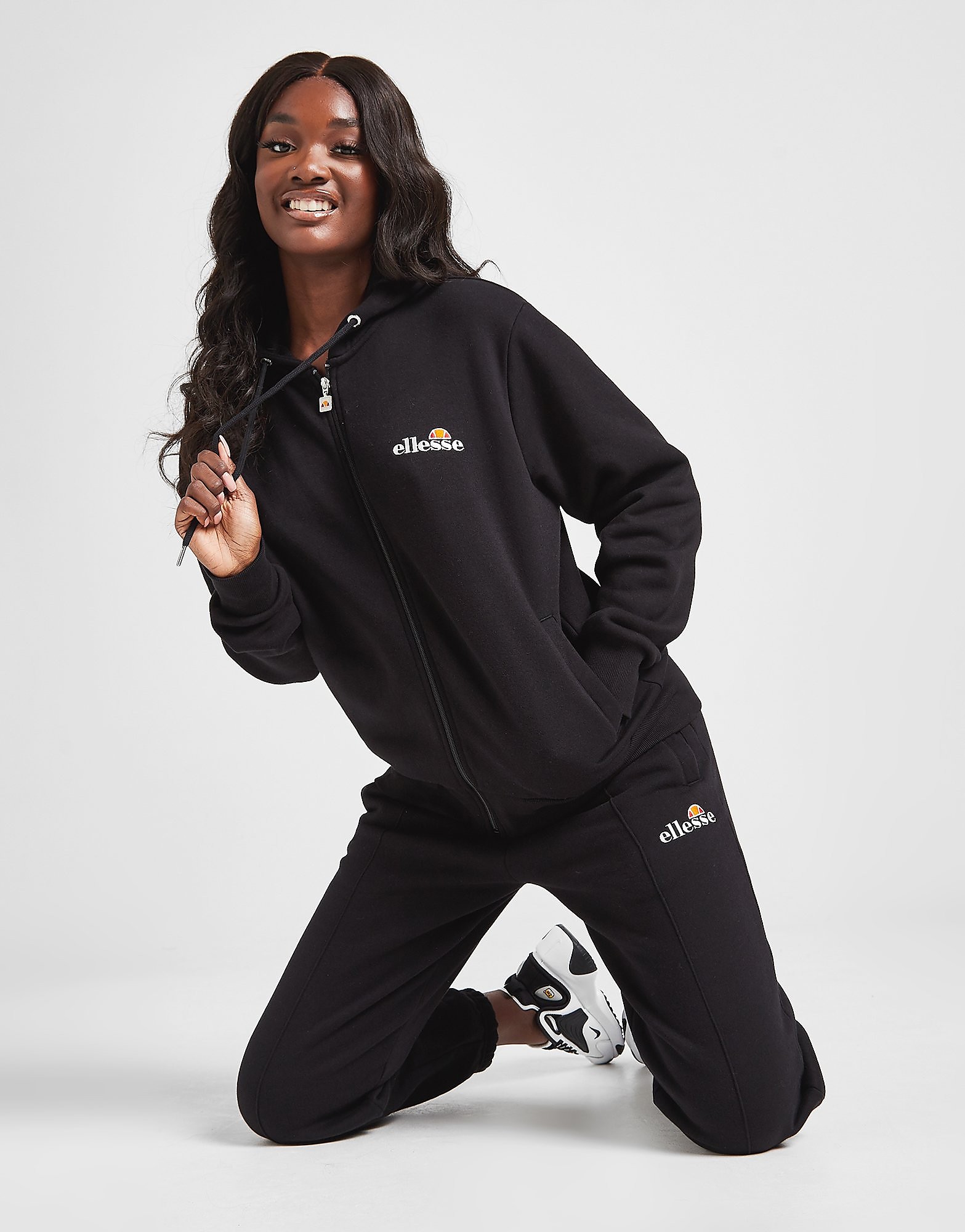 

Ellesse Oversize High Waisted Joggers - Only at JD - Black - Womens, Black