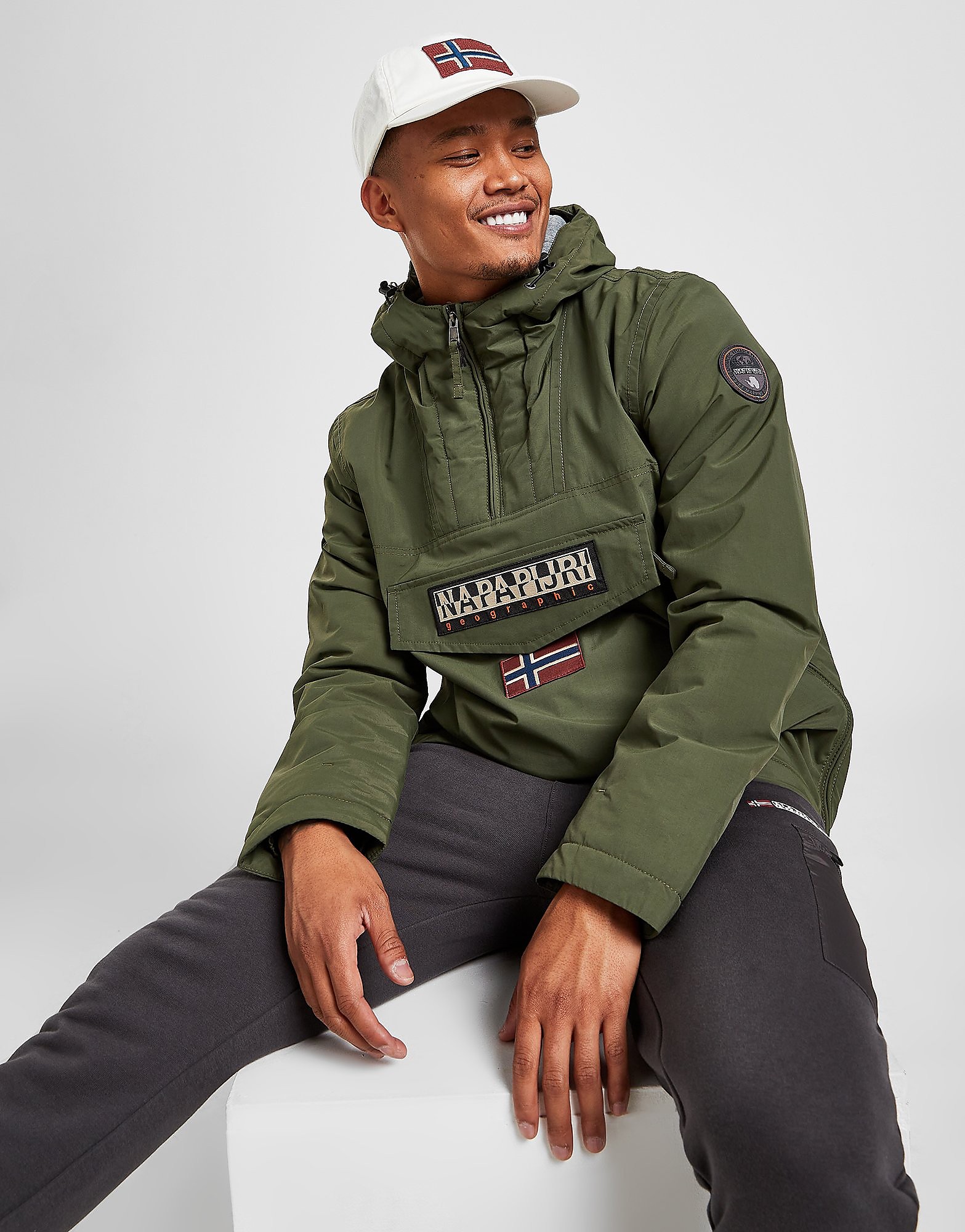 

Napapijri Rainforest Jacket - Green/Olive - Mens, Green/Olive