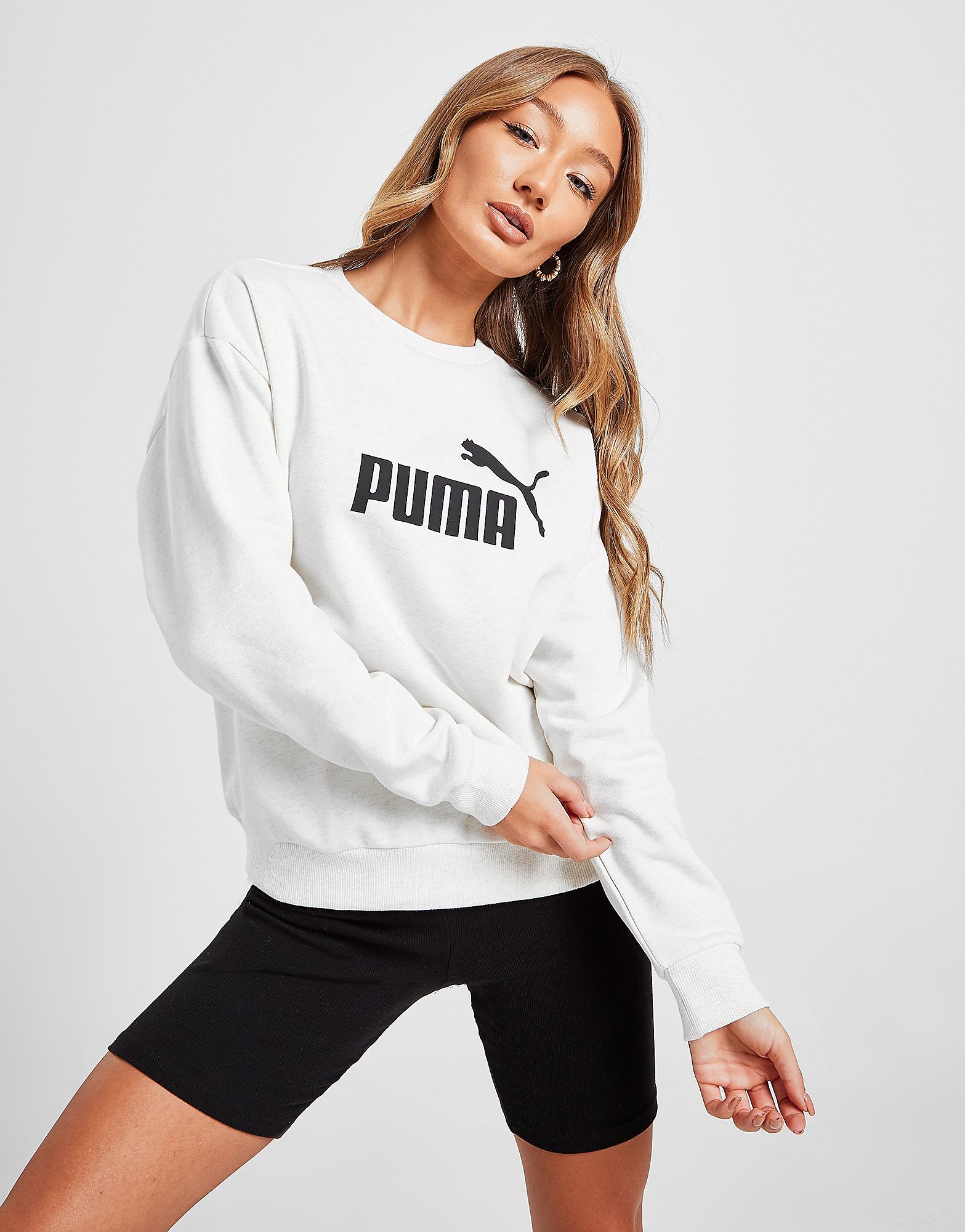 

Puma Core Crew Sweatshirt - Only at JD - White - Womens, White