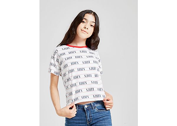Levis T-Shirt Fille All Over Print Ringer Junior