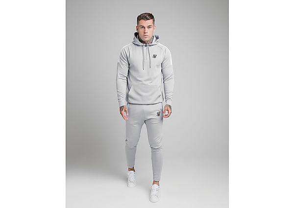 SikSilk Sweat à Capuche 1/2 Zippé Poly Homme